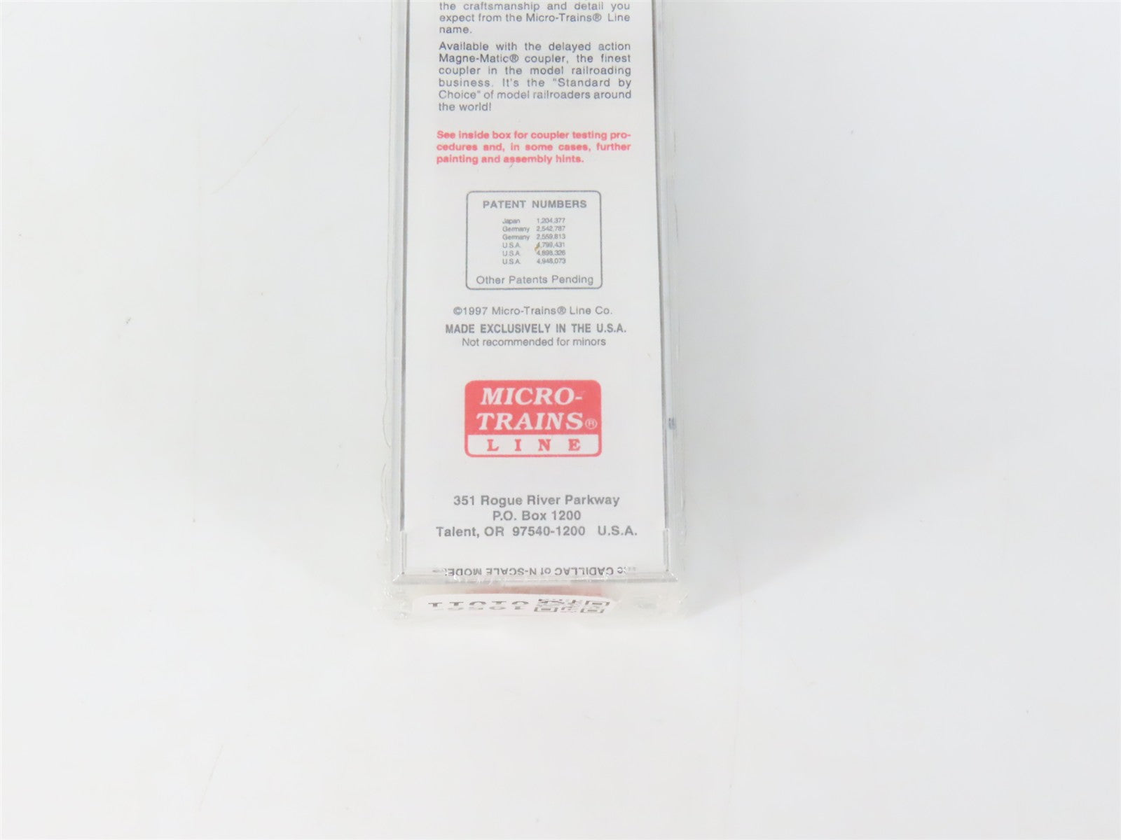 N Scale Micro-Trains MTL 32350 SFRB Santa Fe 50' Plug Door Box Car 6572 RTR