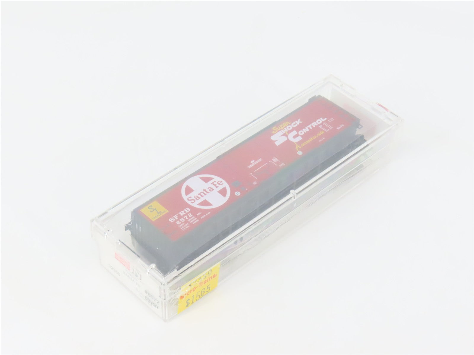 N Scale Micro-Trains MTL 32350 SFRB Santa Fe 50' Plug Door Box Car 6572 RTR