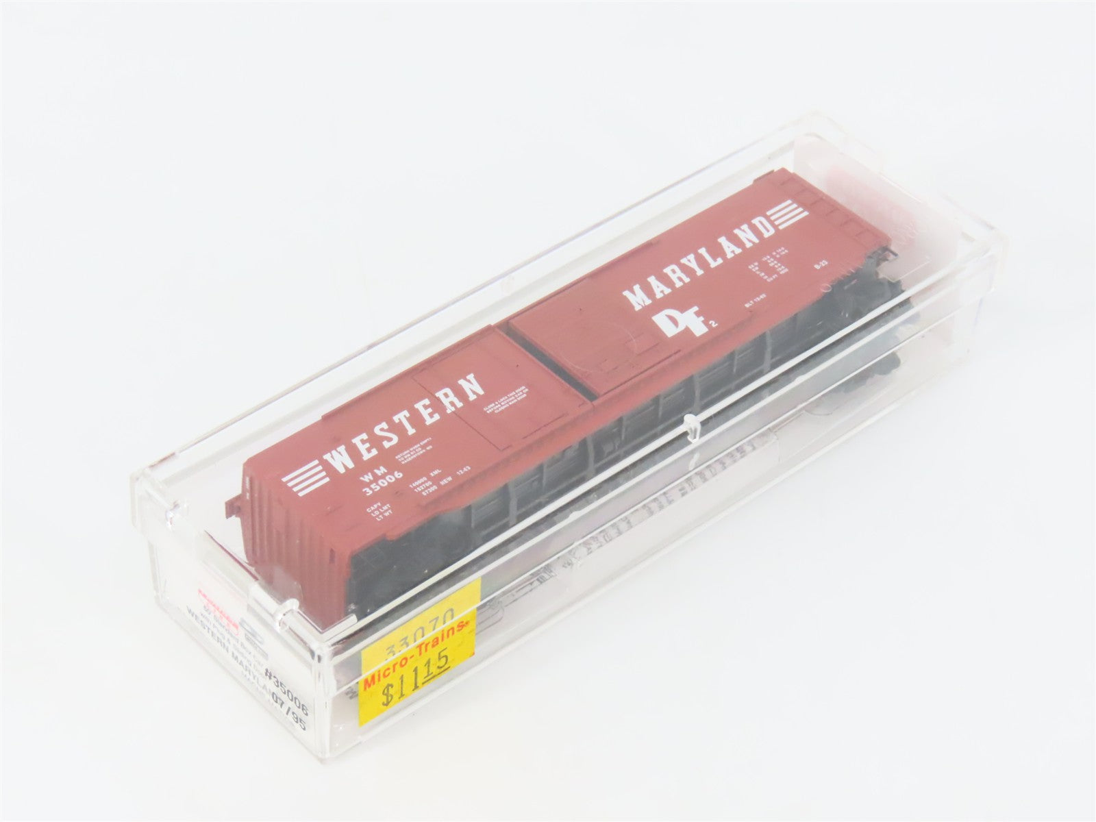 N Scale Micro-Trains MTL 33070 WM Western Maryland 50' Box Car 35006 RTR