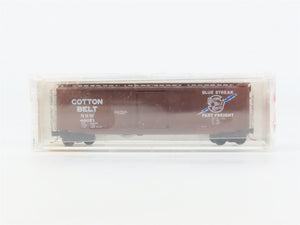 N Scale Micro-Trains MTL 33060 Cotton Belt 50' Plug & Sliding Door Box Car RTR