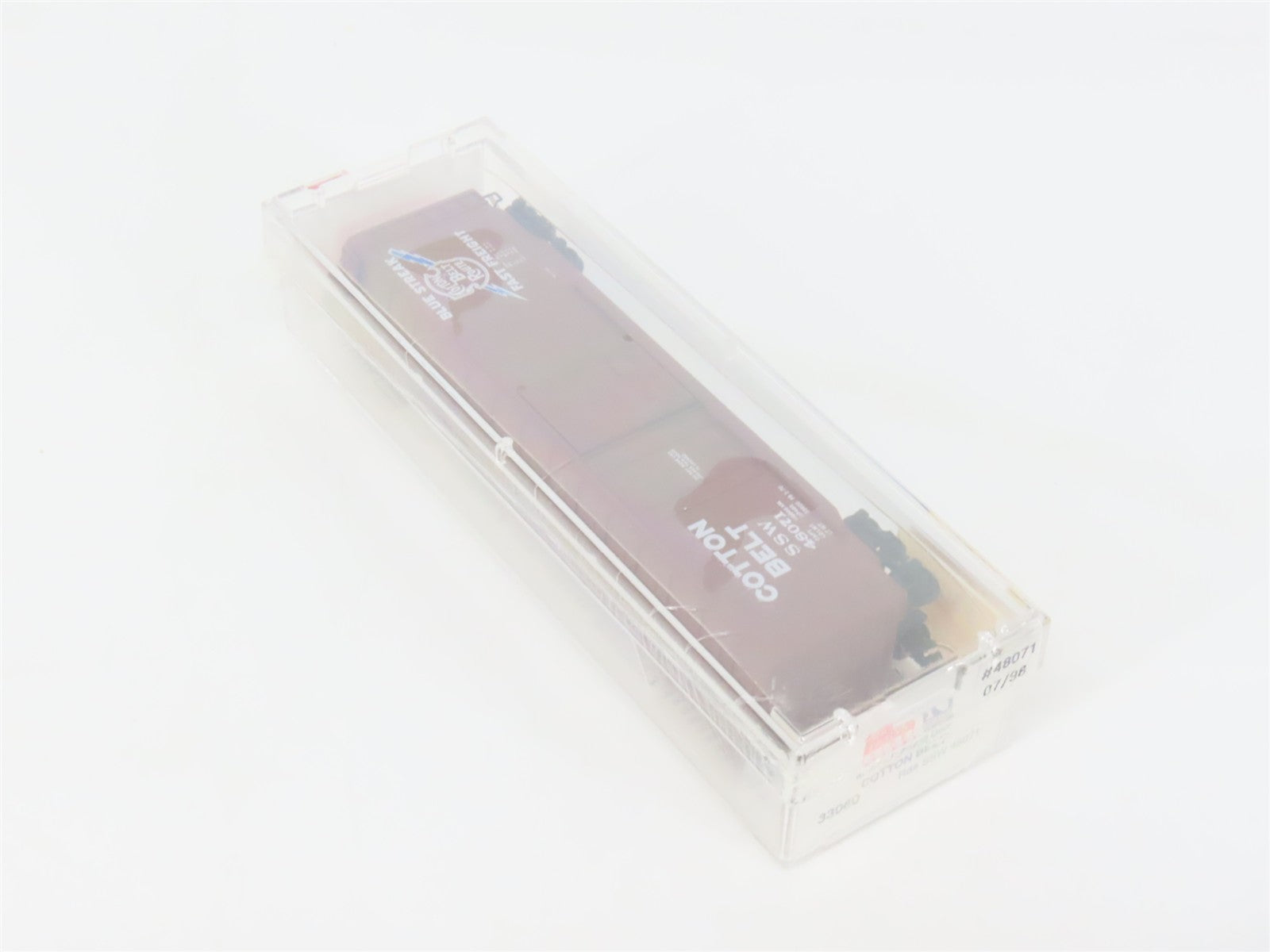 N Scale Micro-Trains MTL 33060 Cotton Belt 50' Plug & Sliding Door Box Car RTR