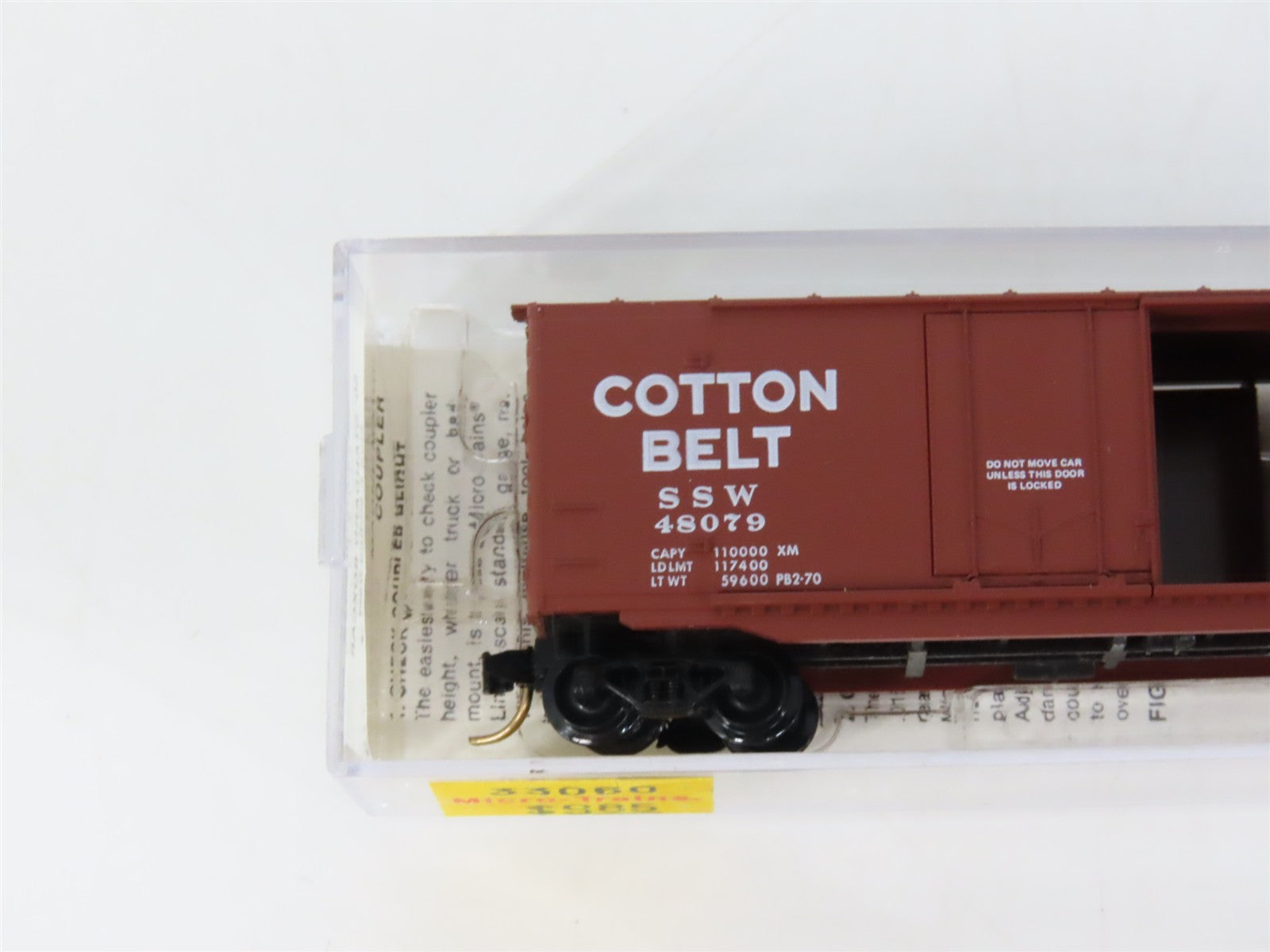 N Scale Micro-Trains MTL 33060 SSW Cotton Belt 50' Box Car 48079 RTR