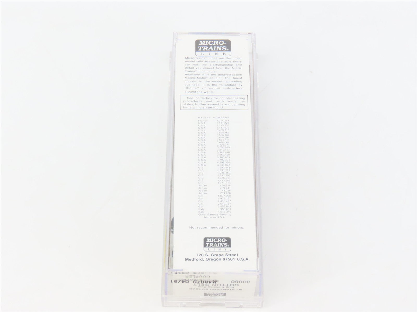 N Scale Micro-Trains MTL 33060 SSW Cotton Belt 50' Box Car 48079 RTR