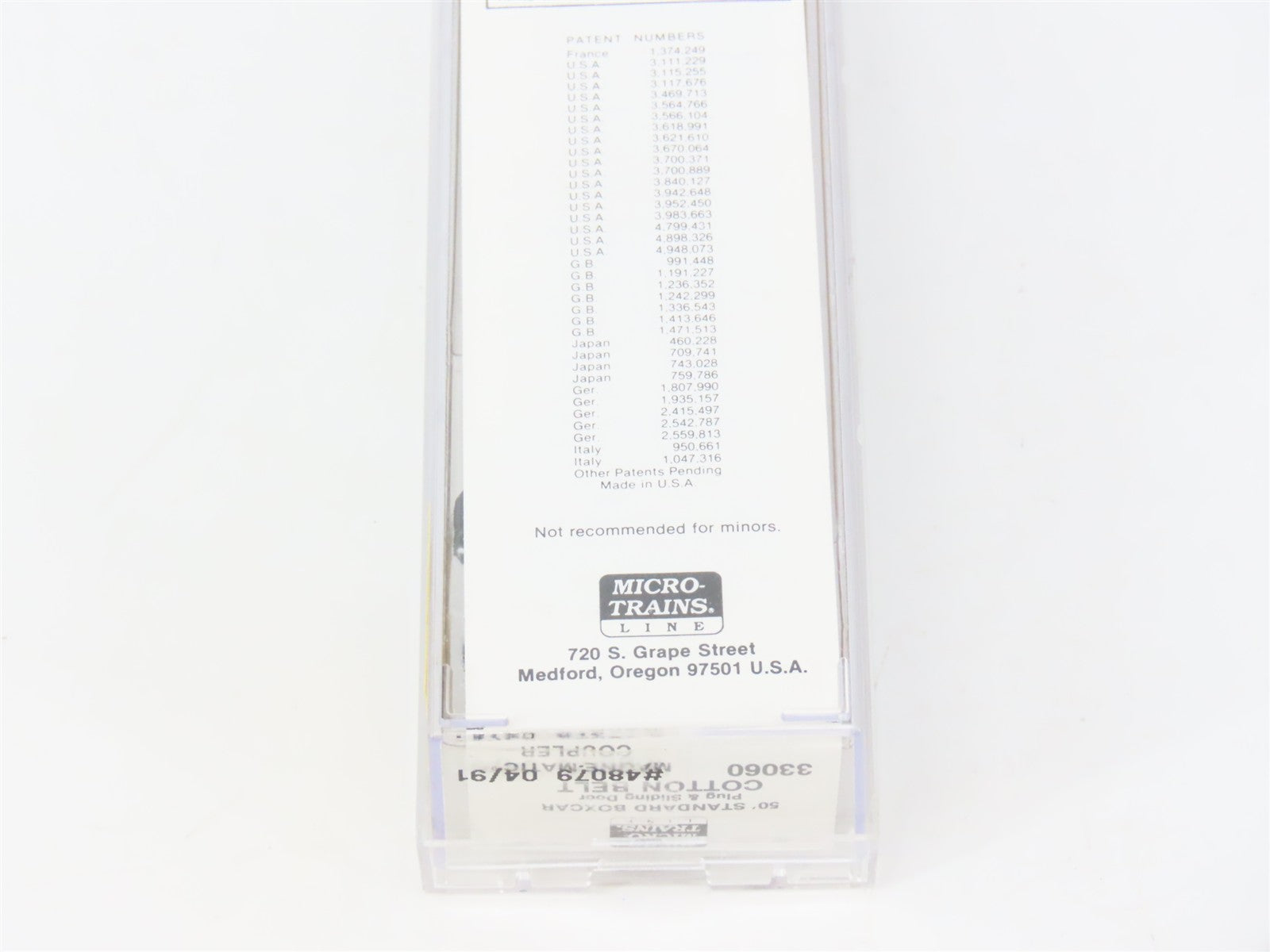 N Scale Micro-Trains MTL 33060 SSW Cotton Belt 50' Box Car 48079 RTR