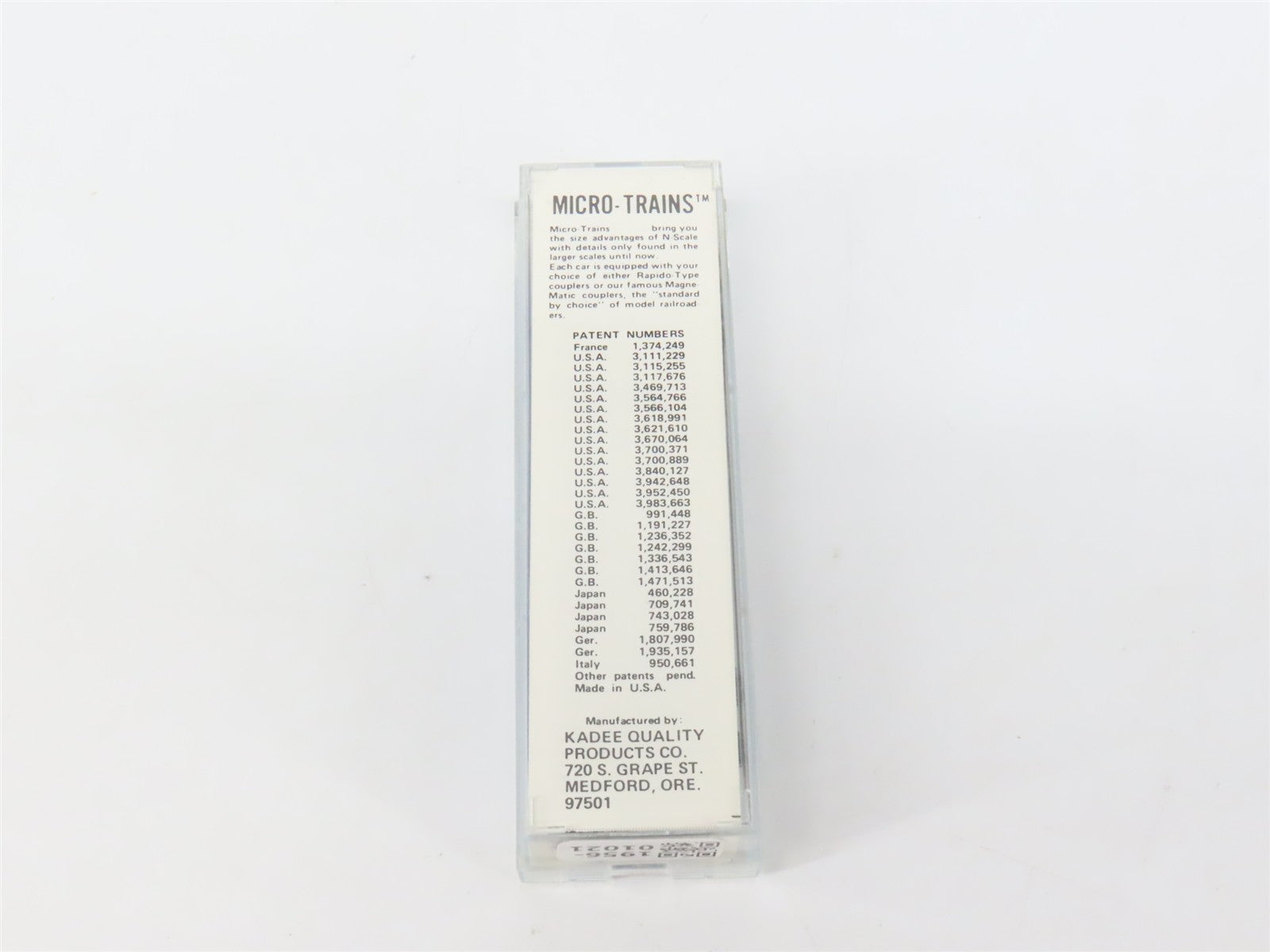 N Scale Micro-Trains MTL 33040 YW Yreka Western 50' Box Car 35747 RTR