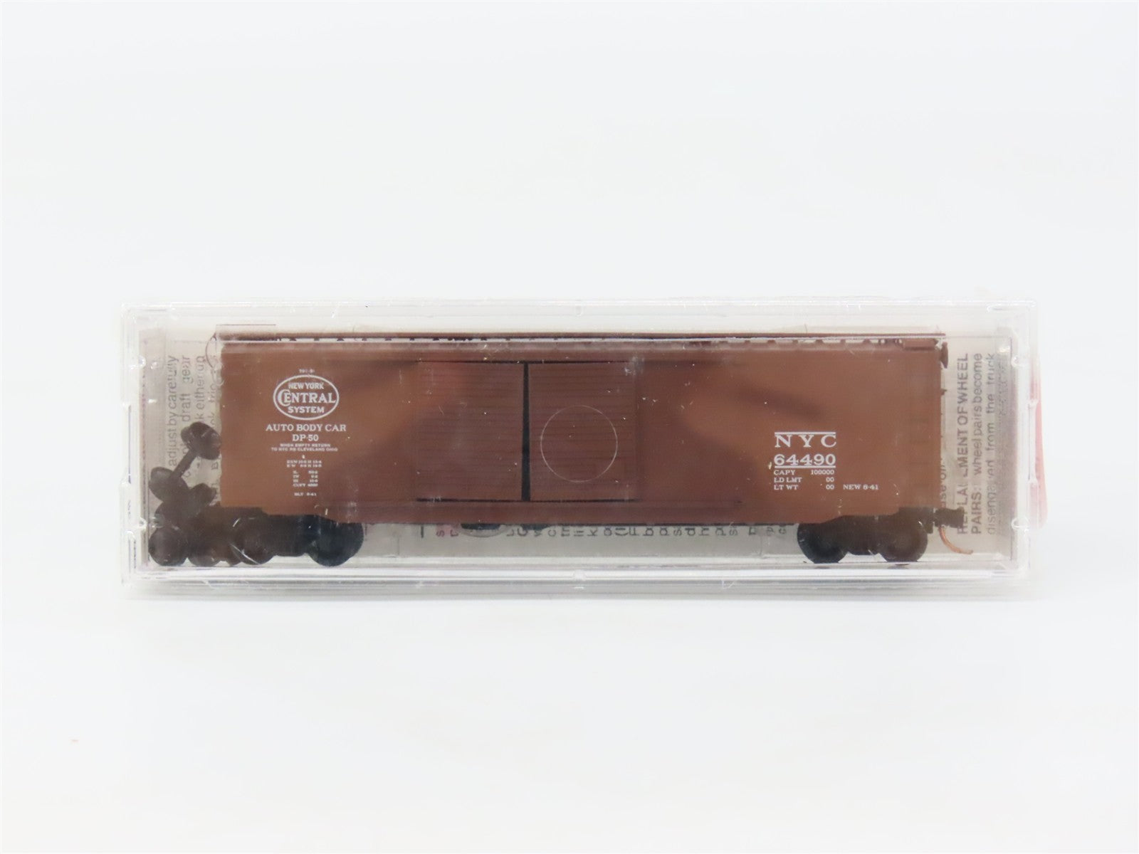 N Scale Micro-Trains MTL 34150 NYC New York Central 50' Box Car 64490 RTR