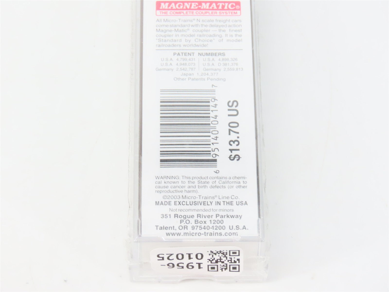 N Scale Micro-Trains MTL 34150 NYC New York Central 50' Box Car 64490 RTR