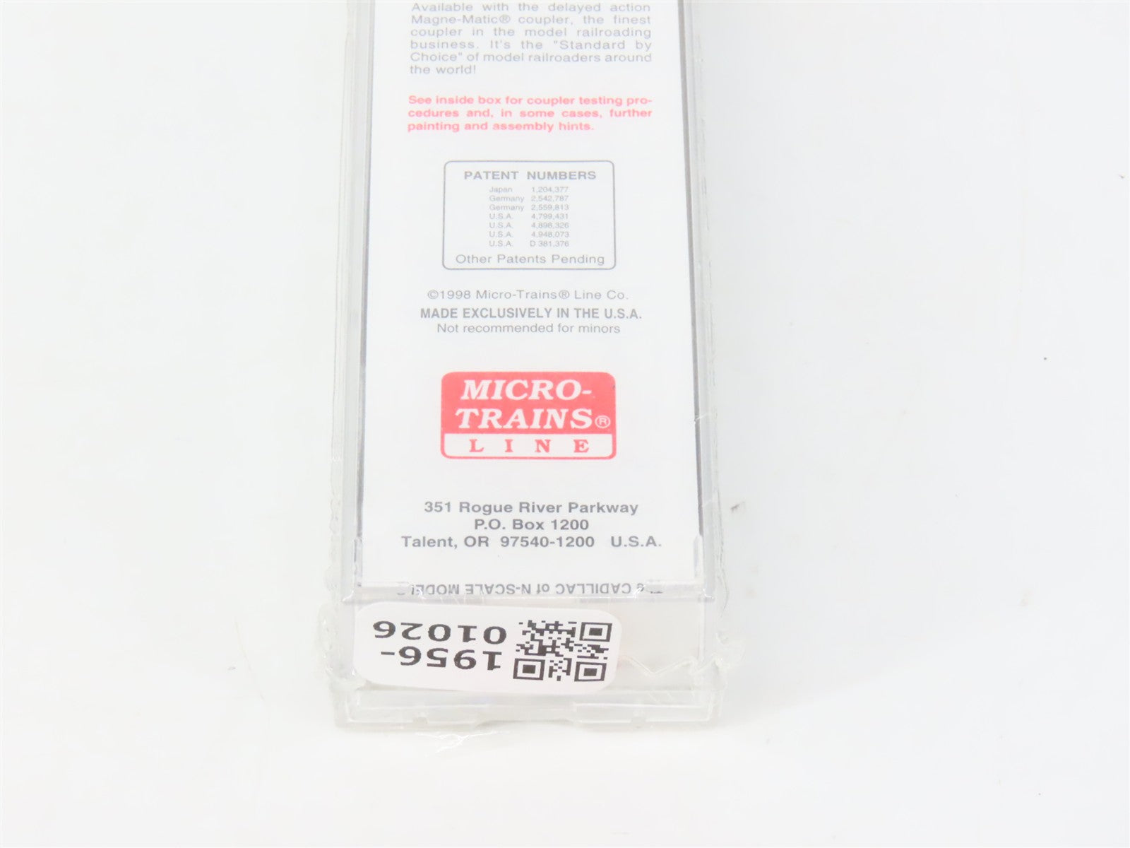 N Scale Micro-Trains MTL 34010 B&O Chessie System 50' Double Door Box Car RTR