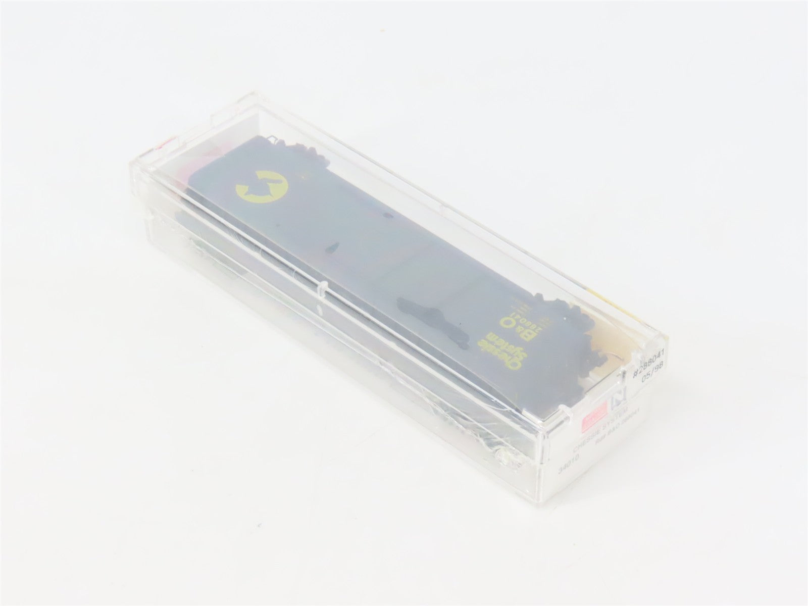 N Scale Micro-Trains MTL 34010 B&O Chessie System 50' Double Door Box Car RTR