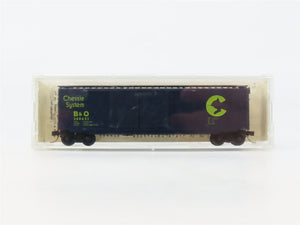 N Scale Micro-Trains MTL 34010 B&O Baltimore & Ohio 50' Box Car 288651 RTR