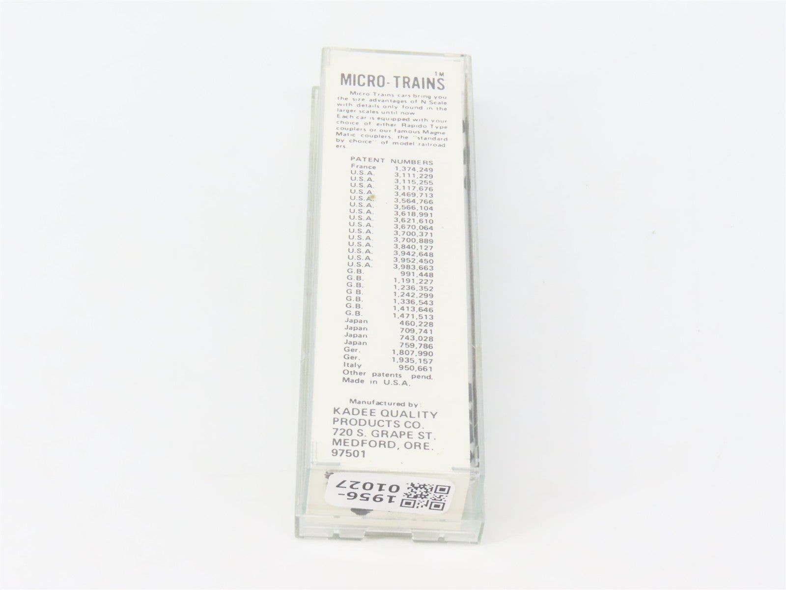 N Scale Micro-Trains MTL 34010 B&O Baltimore & Ohio 50' Box Car 288651 RTR