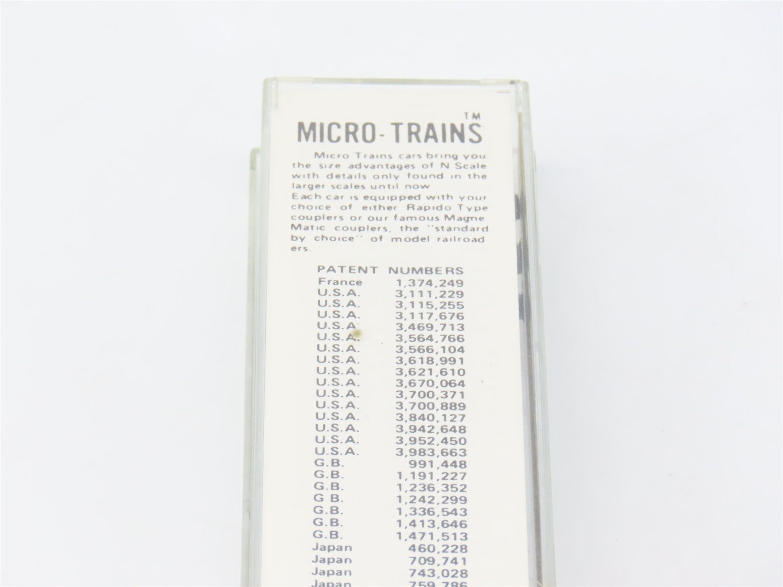 N Scale Micro-Trains MTL 34010 B&O Baltimore & Ohio 50' Box Car 288651 RTR