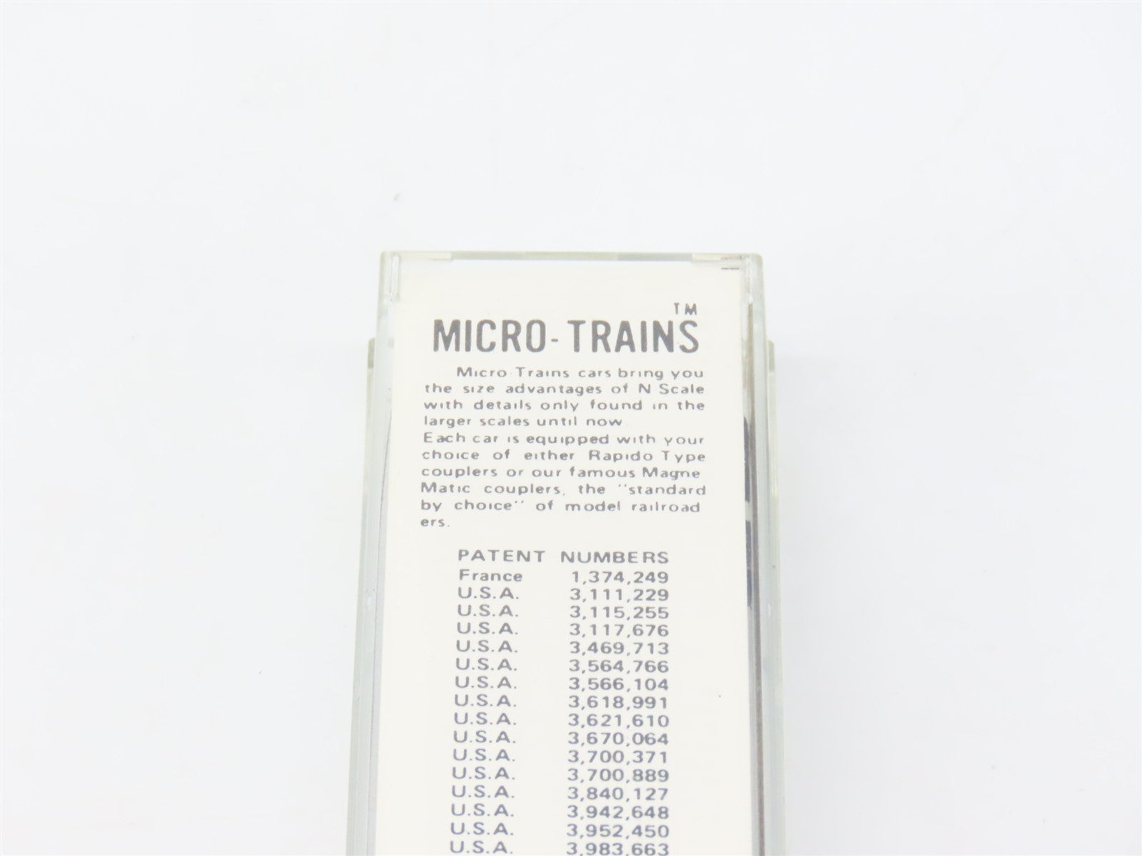 N Scale Micro-Trains MTL 34010 B&O Baltimore & Ohio 50' Box Car 288651 RTR