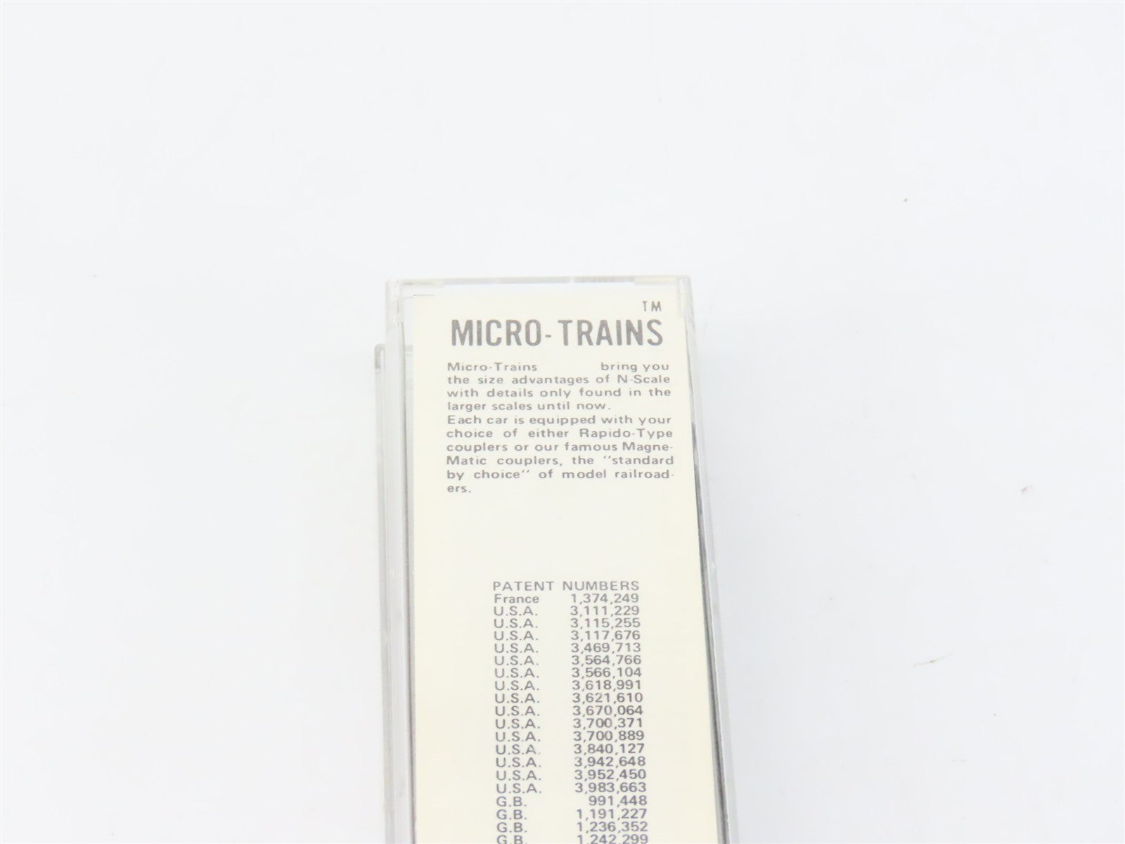 N Scale Micro-Trains MTL 34000 50' Box Car RTR