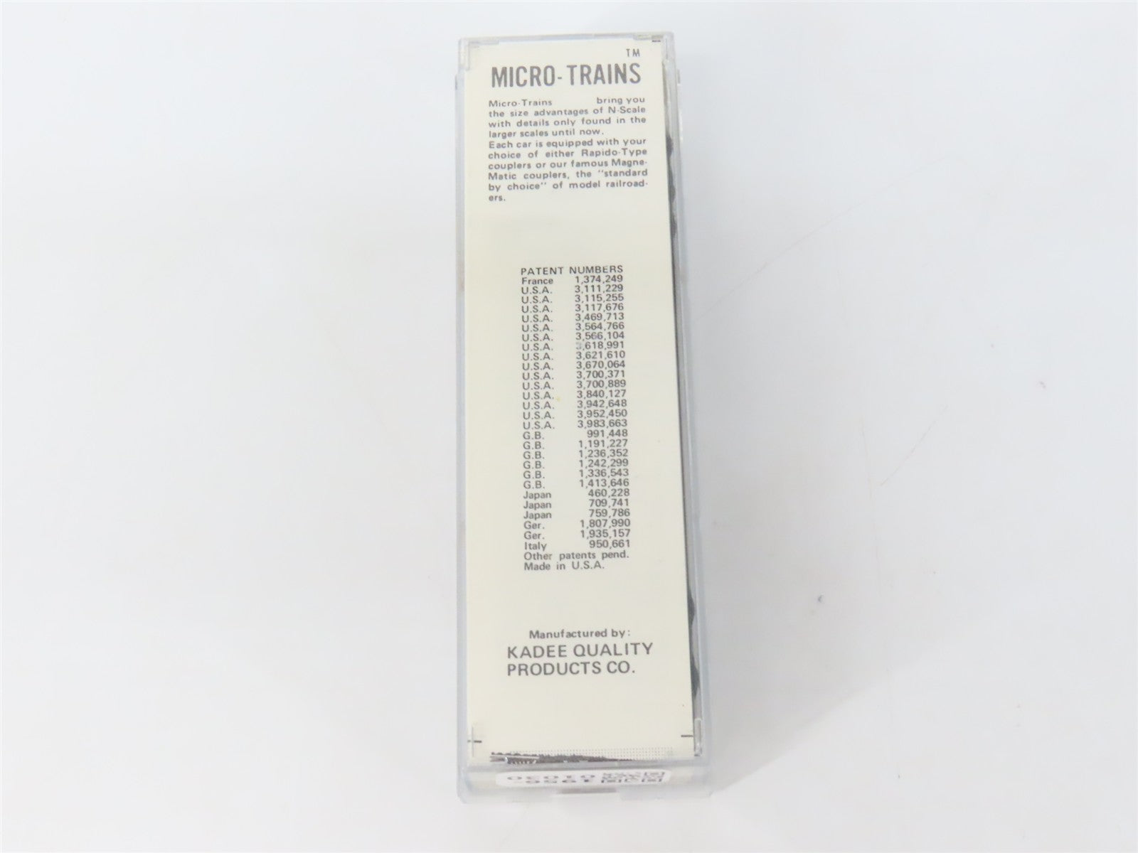 N Scale Micro-Trains MTL 34000 50' Double Door Box Car RTR