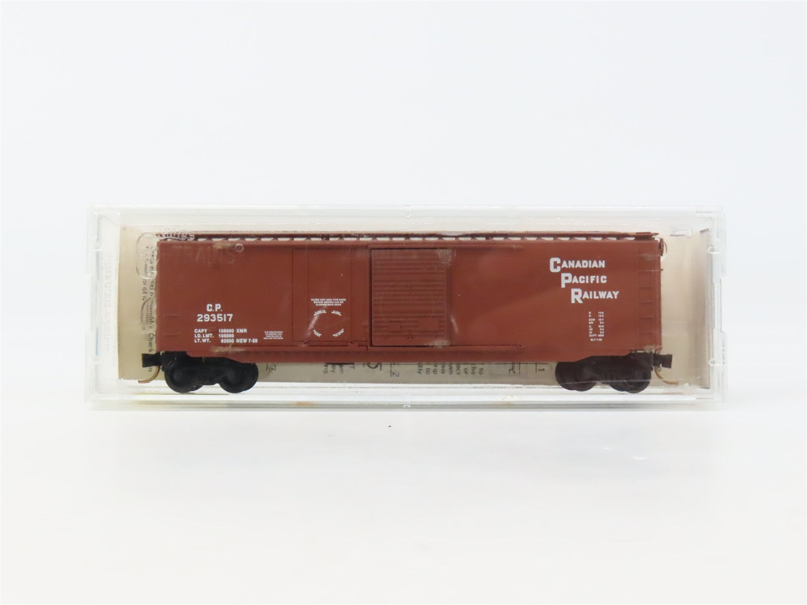N Scale Micro-Trains MTL 33090 CP Canadian Pacific 50' Box Car 293517 RTR
