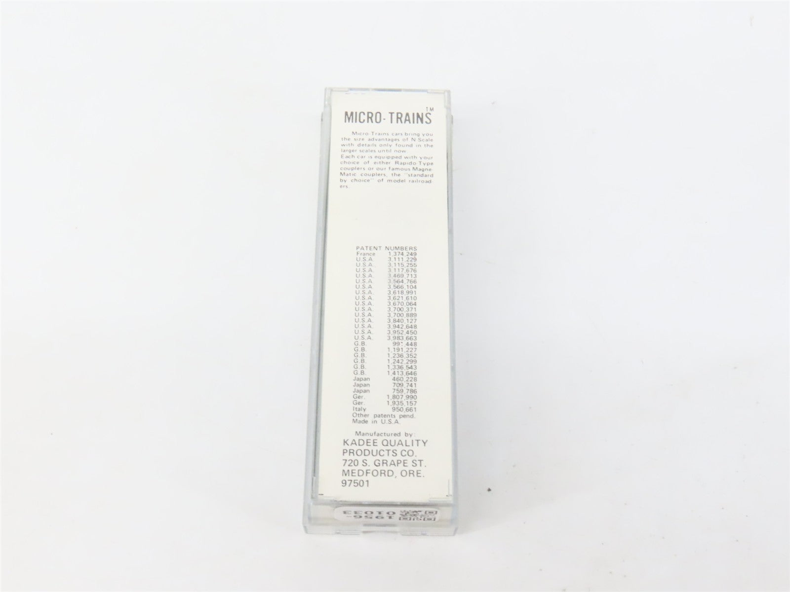 N Scale Micro-Trains MTL 33080 FEC Florida East Coast 50' Box Car 5029 RTR
