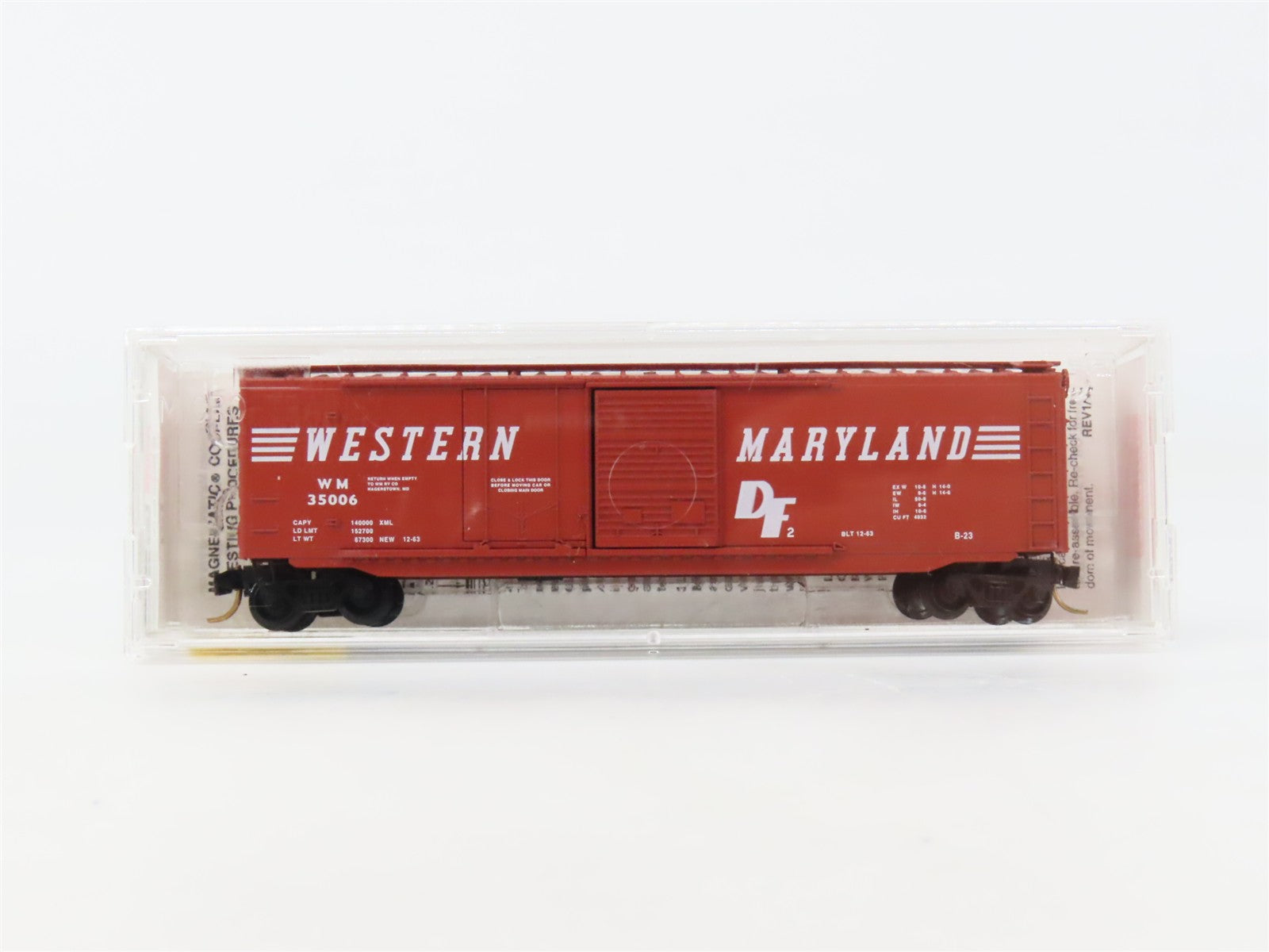 N Scale Micro-Trains MTL 33070 WM Western Maryland 50' Box Car 35006 RTR