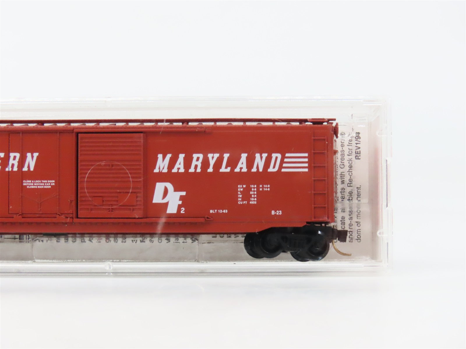 N Scale Micro-Trains MTL 33070 WM Western Maryland 50' Box Car 35006 RTR