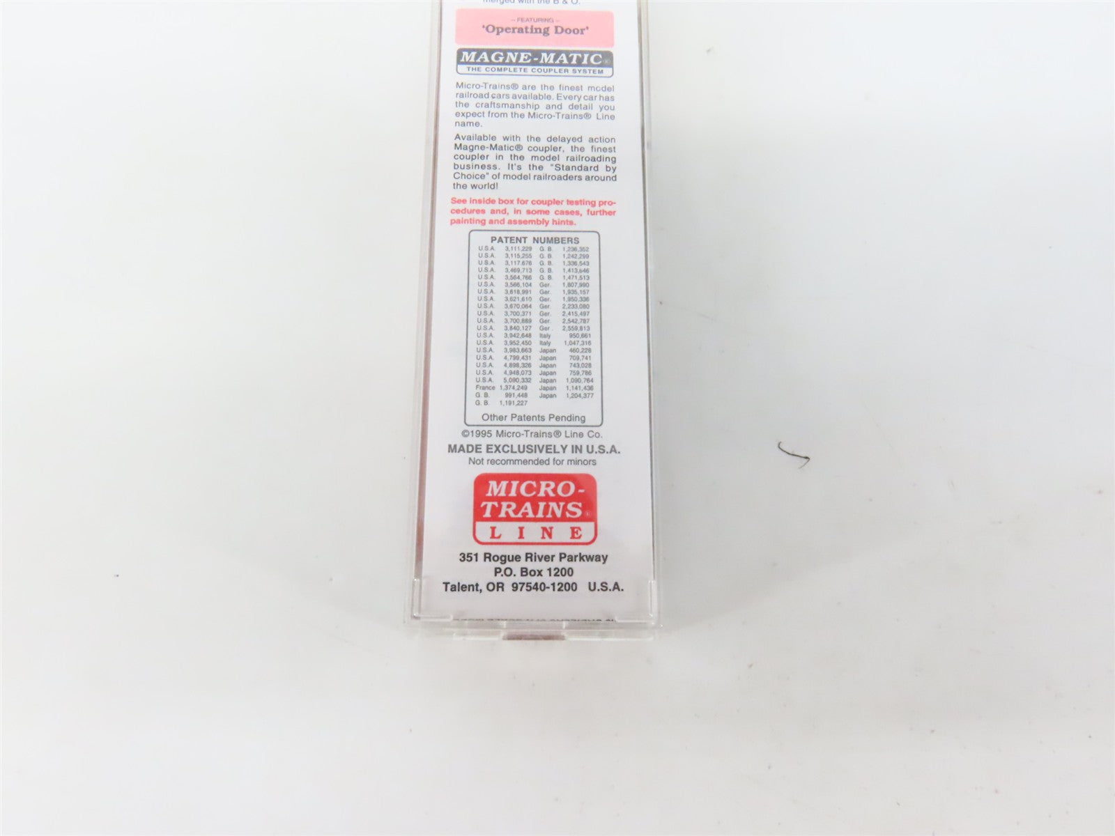 N Scale Micro-Trains MTL 33070 WM Western Maryland 50' Box Car 35006 RTR