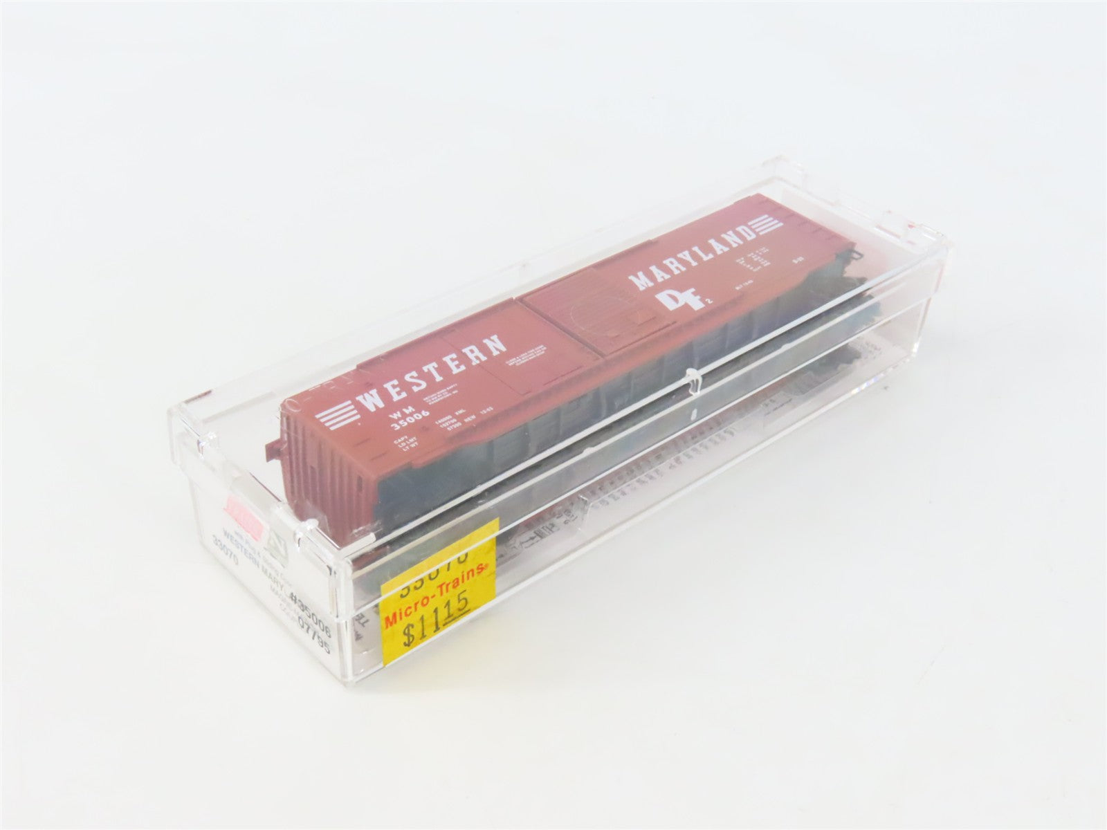 N Scale Micro-Trains MTL 33070 WM Western Maryland 50' Box Car 35006 RTR