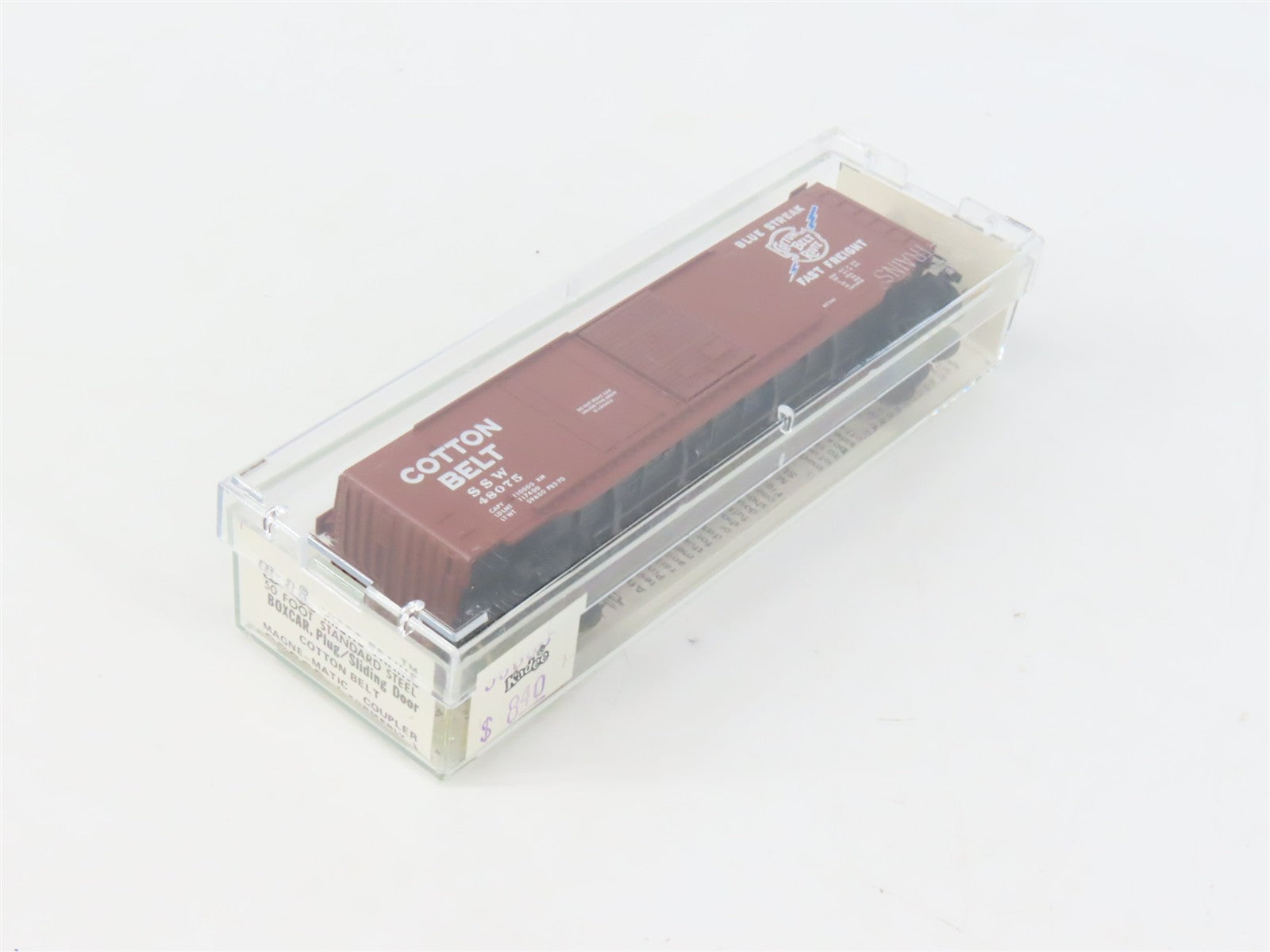 N Scale Micro-Trains MTL 33060 SSW Cotton Belt 50' Plug/Sliding Door Box Car RTR