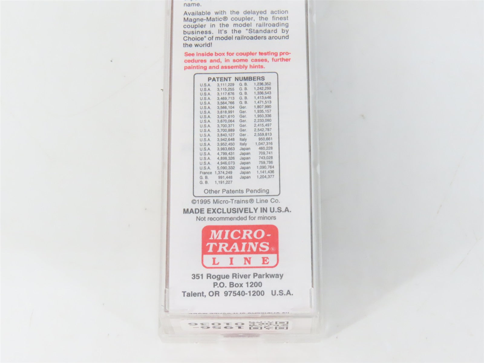 N Scale Micro-Trains MTL 33070 WM Western Maryland 50' Box Car 35006 RTR