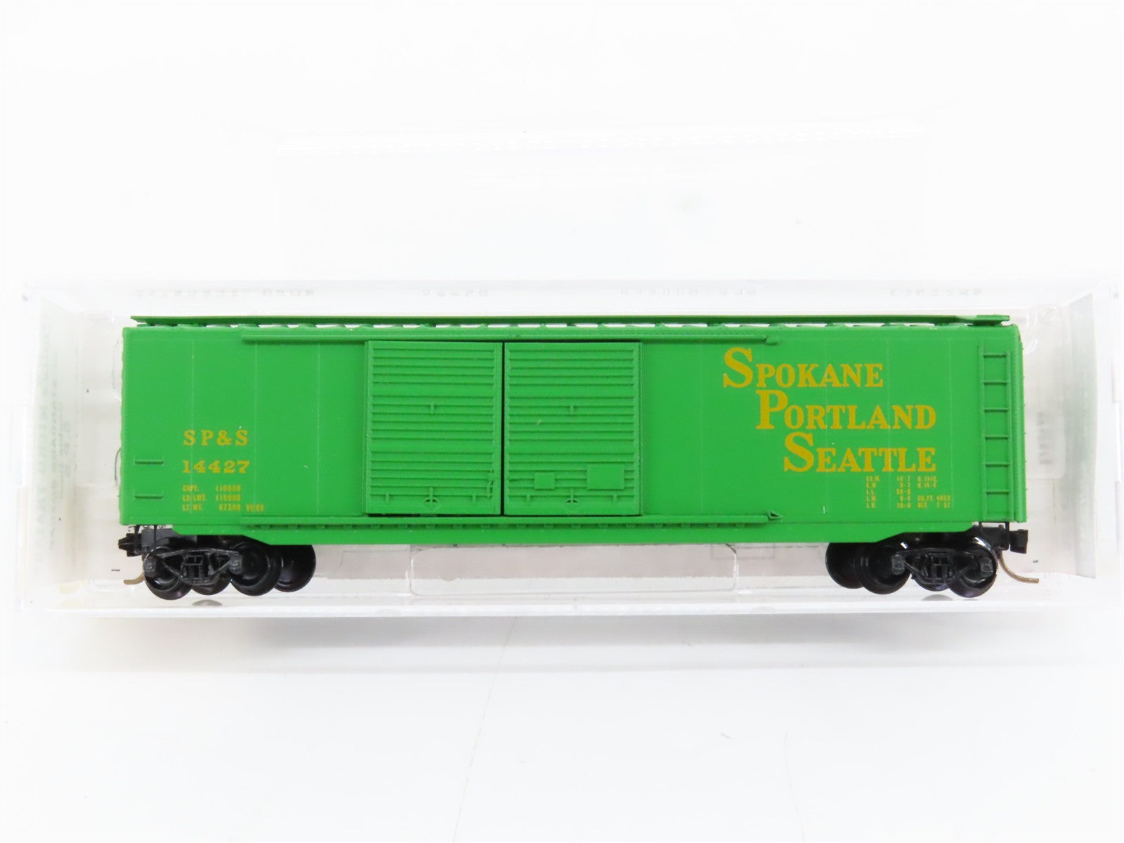 N Scale Micro-Trains MTL 34040 SP&S Spokane, Portland & Seattle 50' Box Car RTR