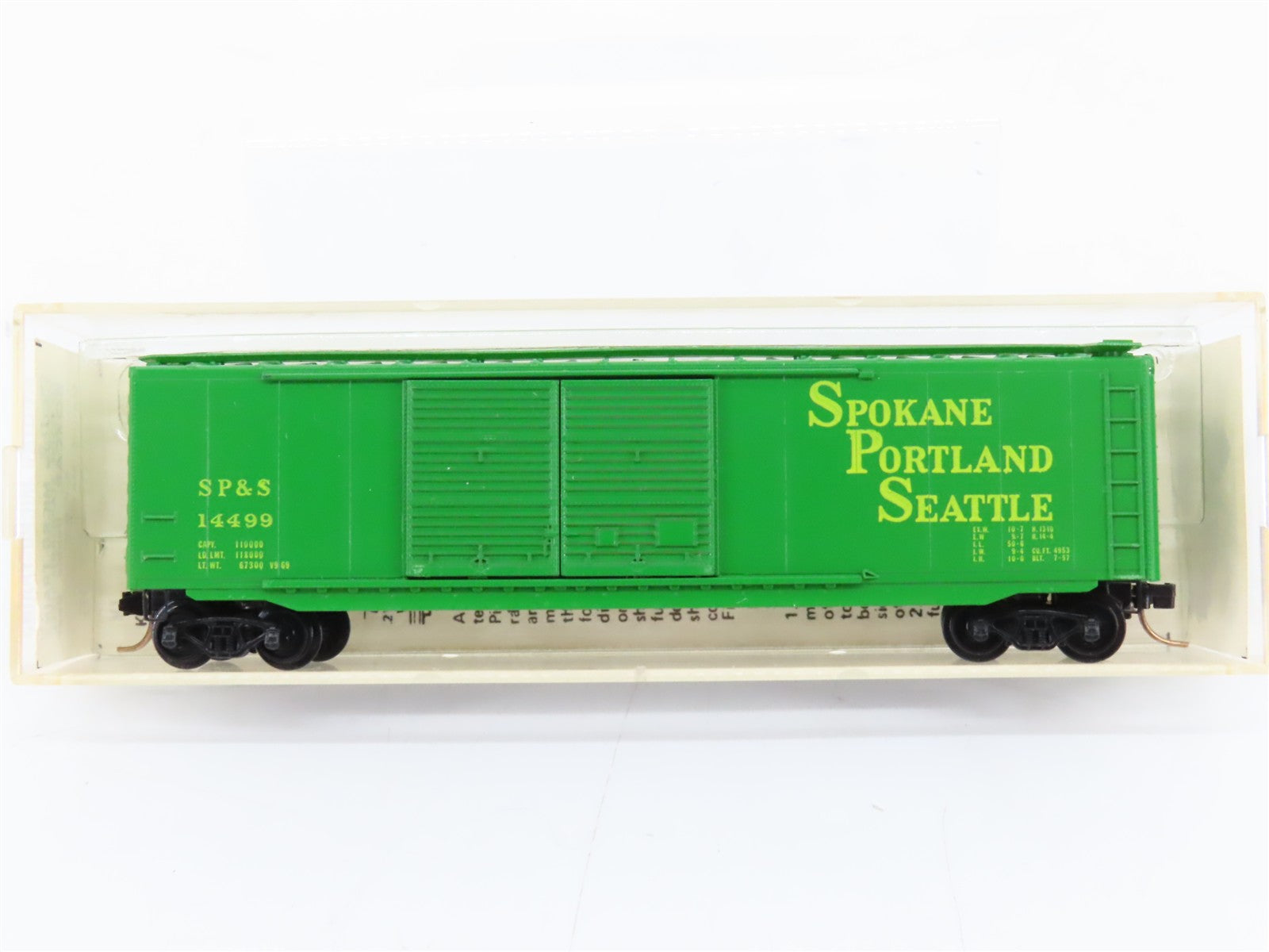 N Scale Micro-Trains MTL 34040 SP&S Spokane, Portland & Seattle 50' Box Car RTR