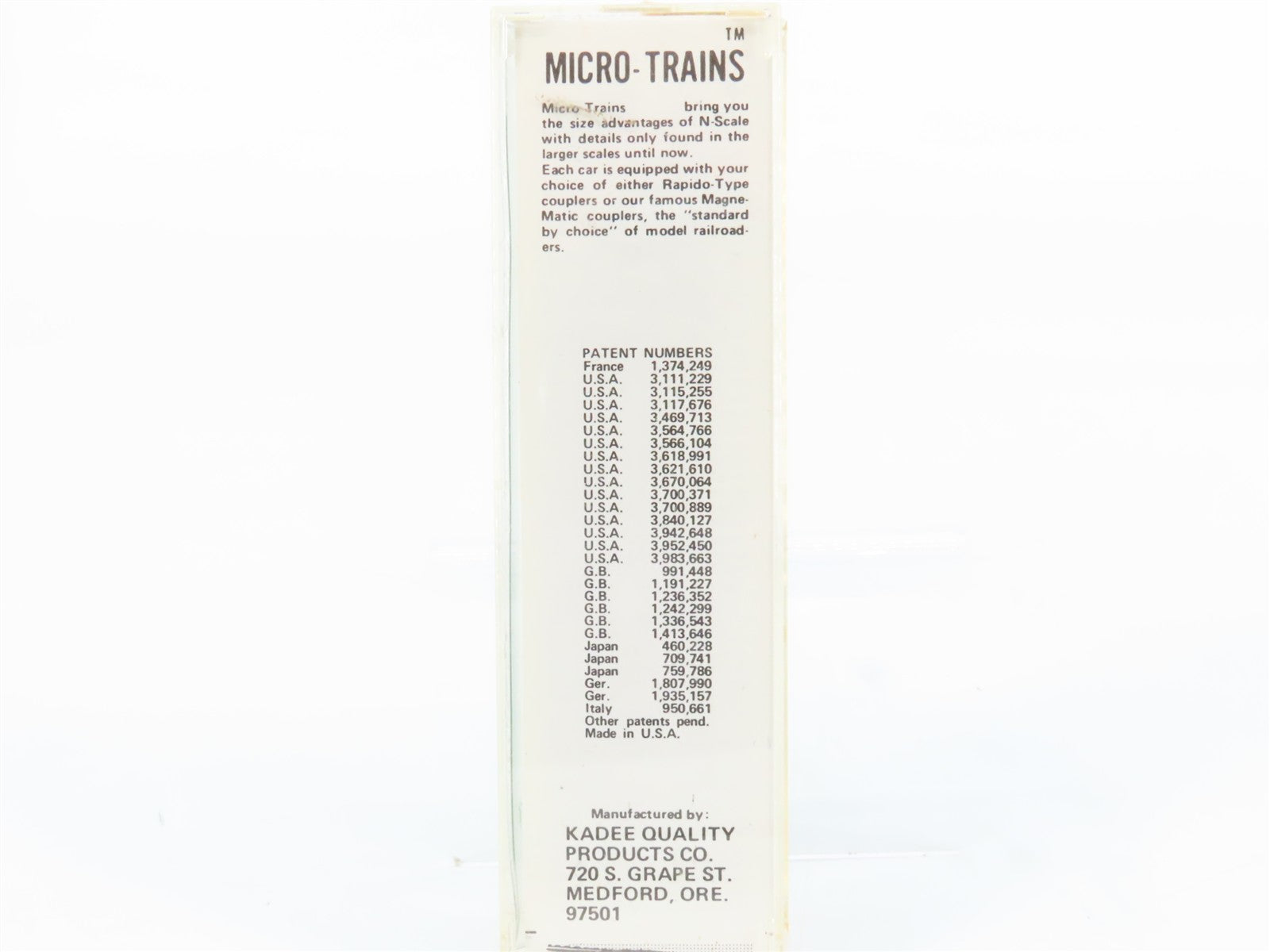 N Scale Micro-Trains MTL 34040 SP&S Spokane, Portland & Seattle 50' Box Car RTR