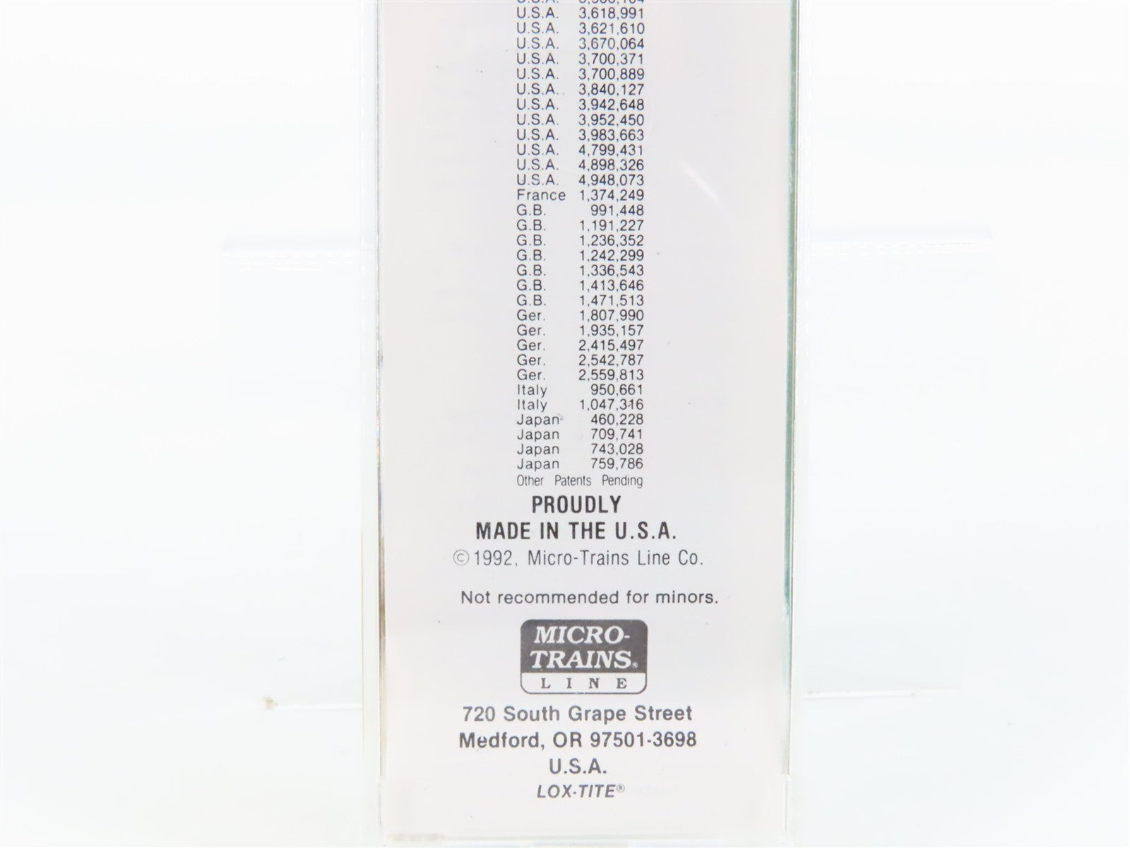 N Scale Micro-Trains MTL 34020 PC Penn Central 50' Box Car 174707 RTR