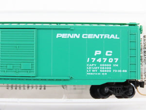 N Scale Micro-Trains MTL 34020 Penn Central 50' Standard Double Door Box Car RTR