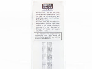 N Scale Micro-Trains MTL 34020 PC Penn Central 50' Box Car 174707 RTR