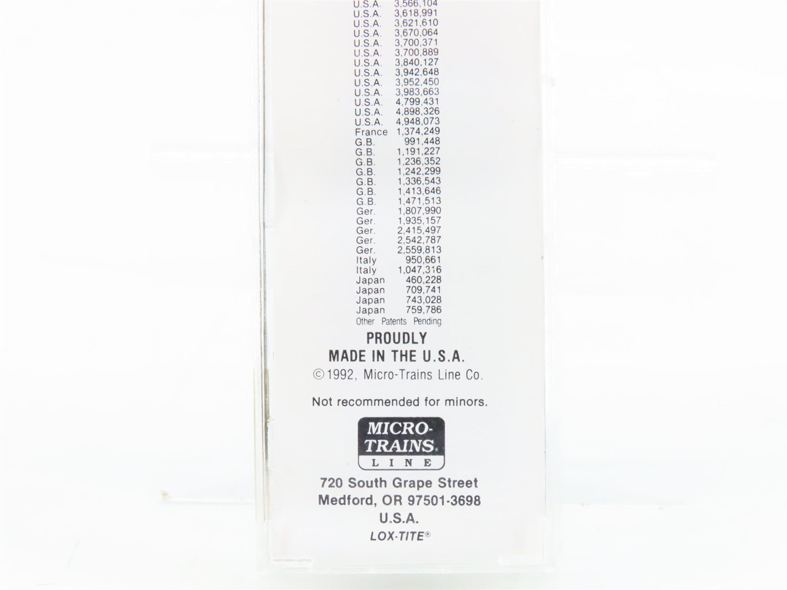 N Scale Micro-Trains MTL 34020 PC Penn Central 50' Box Car 174707 RTR
