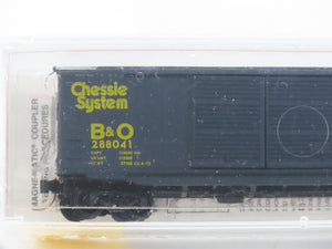 N Scale Micro-Trains MTL 34010 B&O Chessie System 50' Box Car 288041 RTR