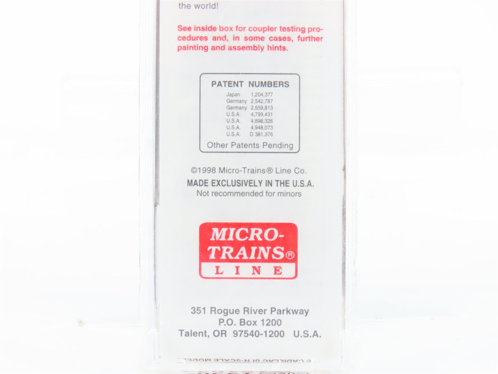N Scale Micro-Trains MTL 34010 B&O Chessie System 50' Box Car 288041 RTR