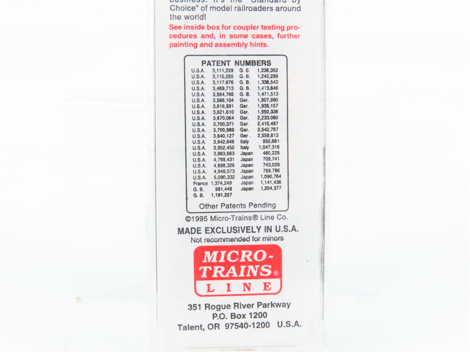 N Scale Micro-Trains MTL 33100 MILW Milwaukee Road 50' Box Car 12125 RTR
