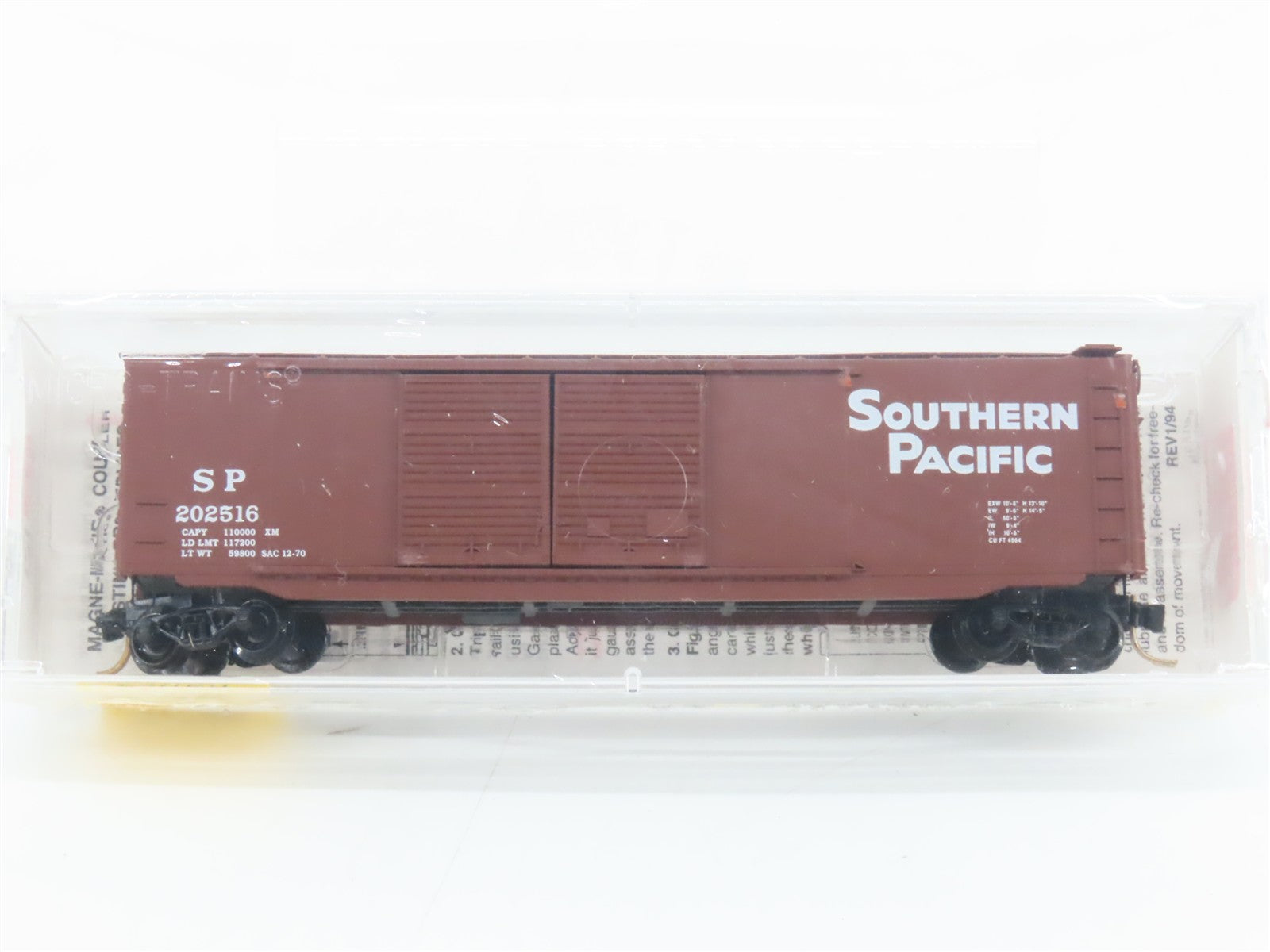 N Scale Micro-Trains MTL 34050 SP Southern Pacific 50' Box Car 202516 RTR