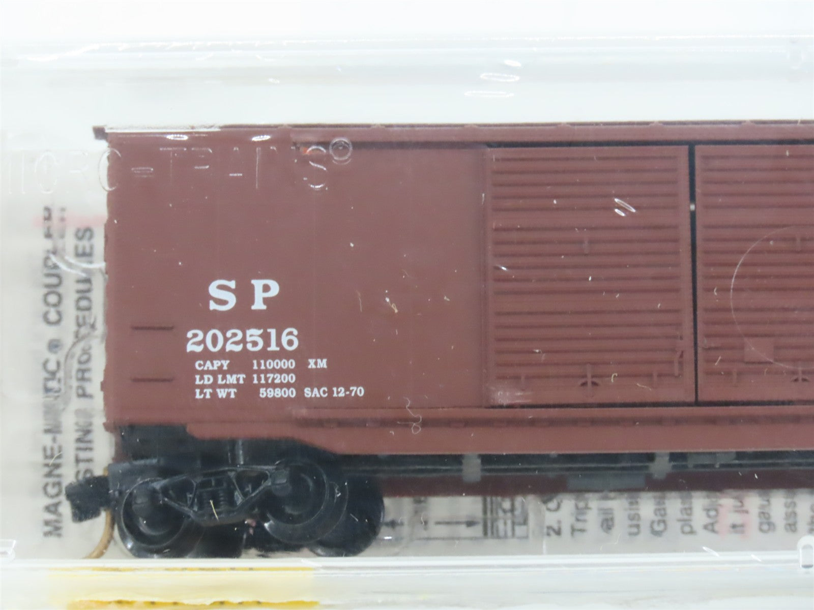 N Scale Micro-Trains MTL 34050 SP Southern Pacific 50' Box Car 202516 RTR