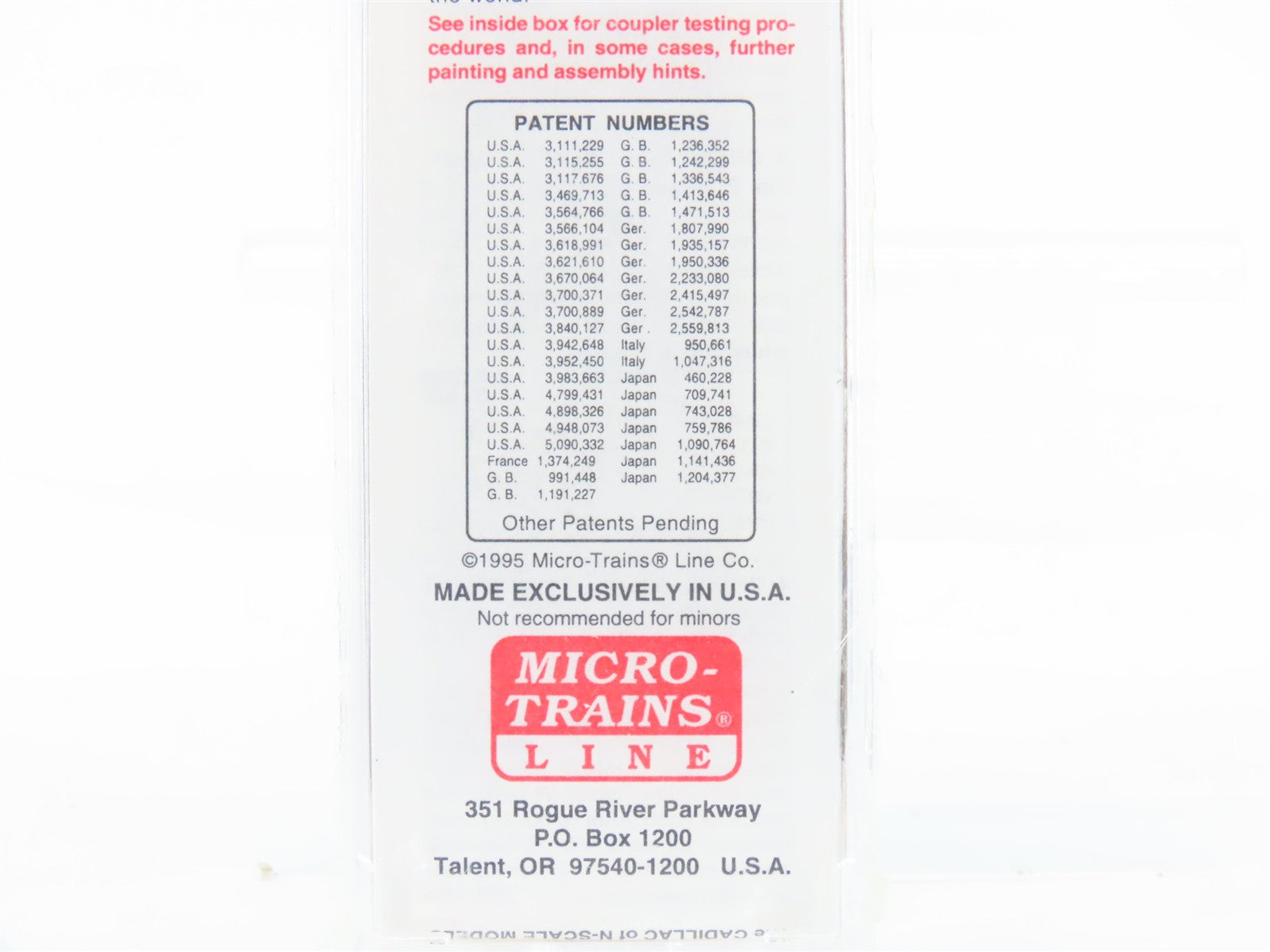 N Scale Micro-Trains MTL 34050 SP Southern Pacific 50' Box Car 202516 RTR