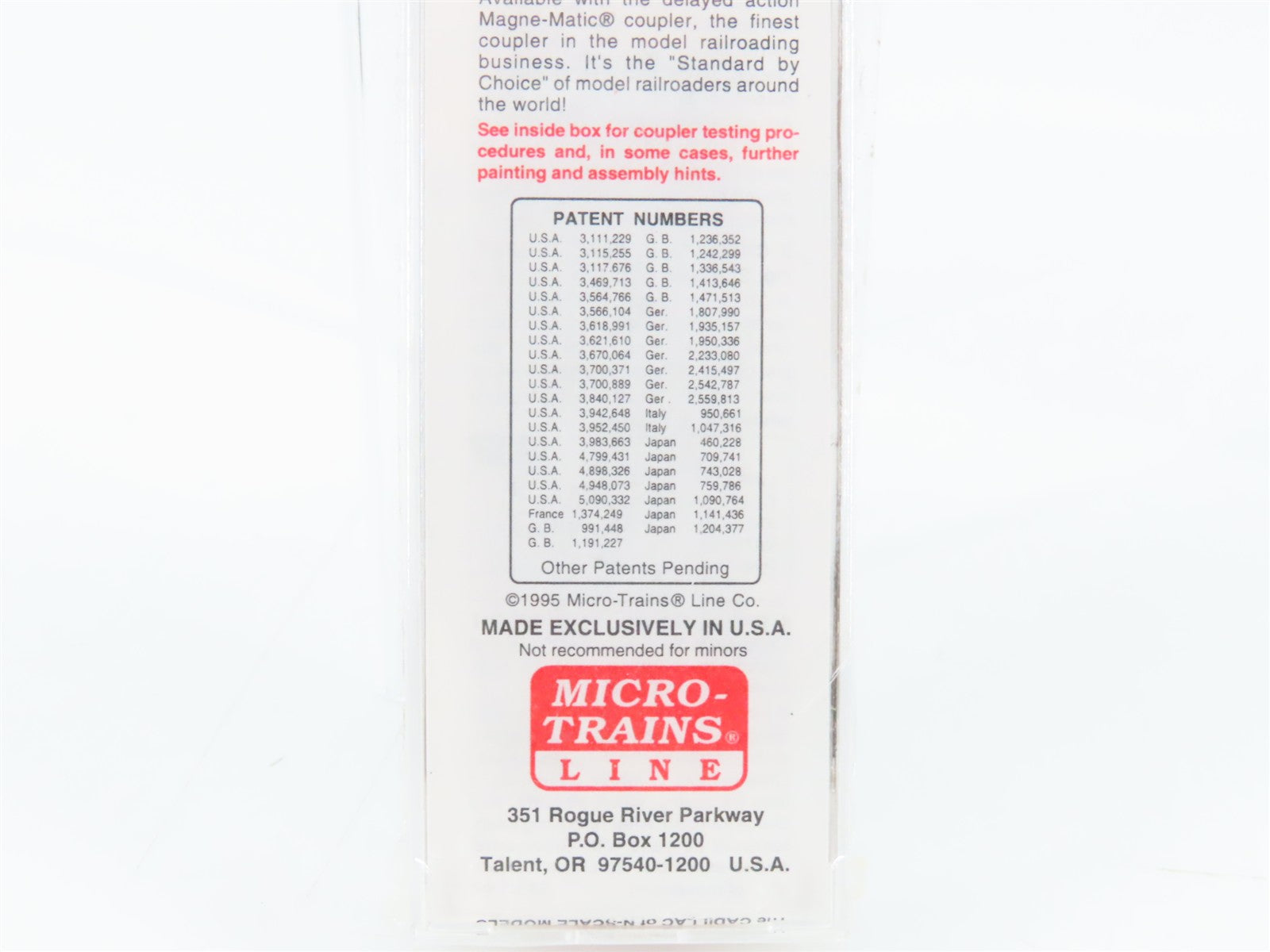 N Scale Micro-Trains MTL 34050 SP Southern Pacific 50' Box Car 202516 RTR