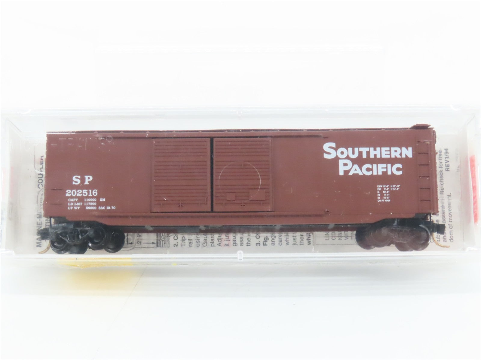 N Scale Micro-Trains MTL 34050 SP Southern Pacific 50' Box Car 202516 RTR