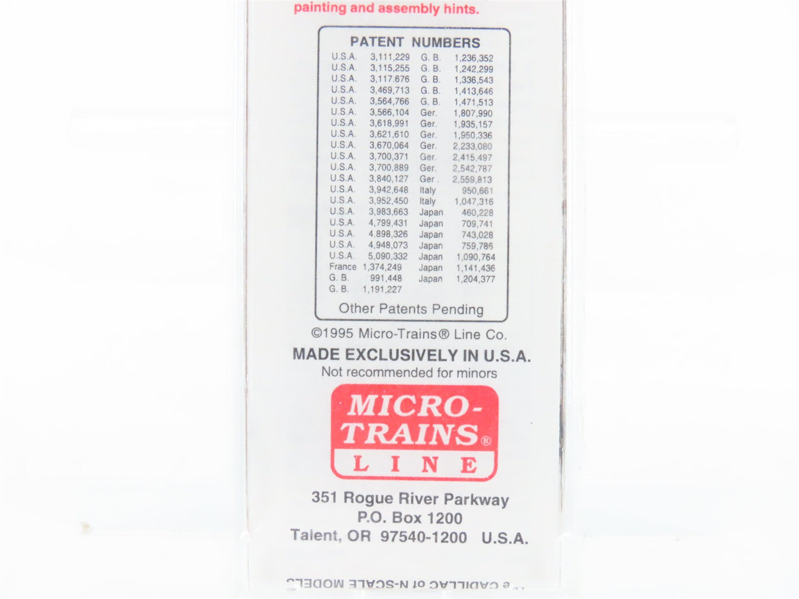N Scale Micro-Trains MTL 34050 SP Southern Pacific 50' Box Car 202516 RTR