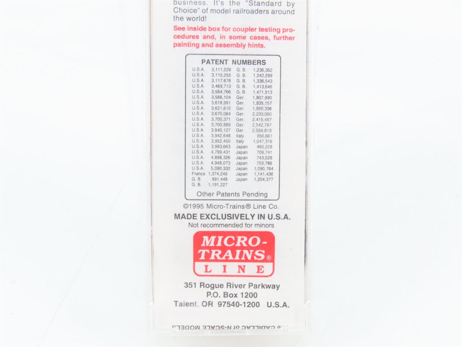 N Scale Micro-Trains MTL 34050 SP Southern Pacific 50' Box Car 202516 RTR