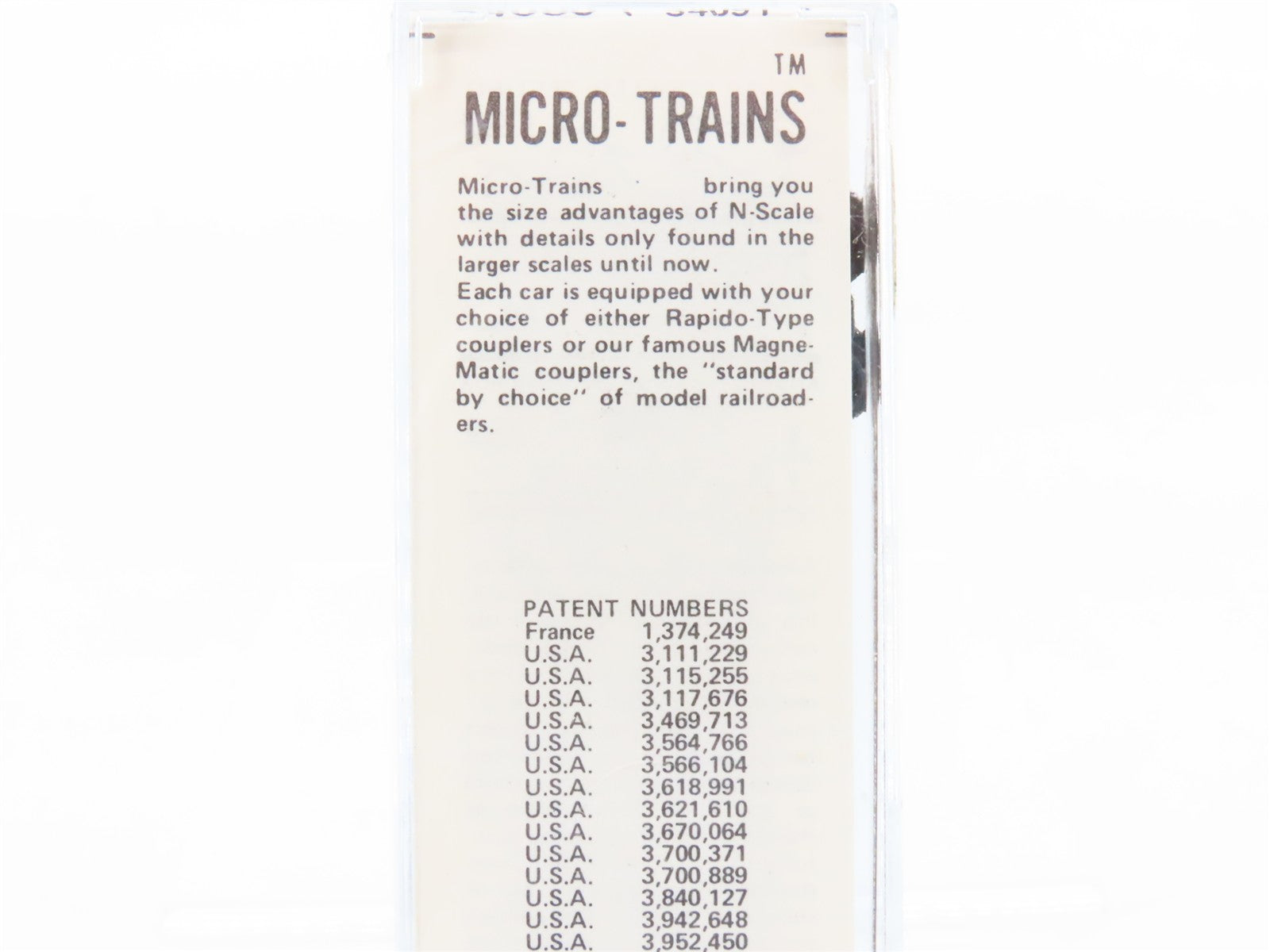 N Scale Micro-Trains MTL 34050 SP Southern Pacific 50' Box Car 202519 RTR