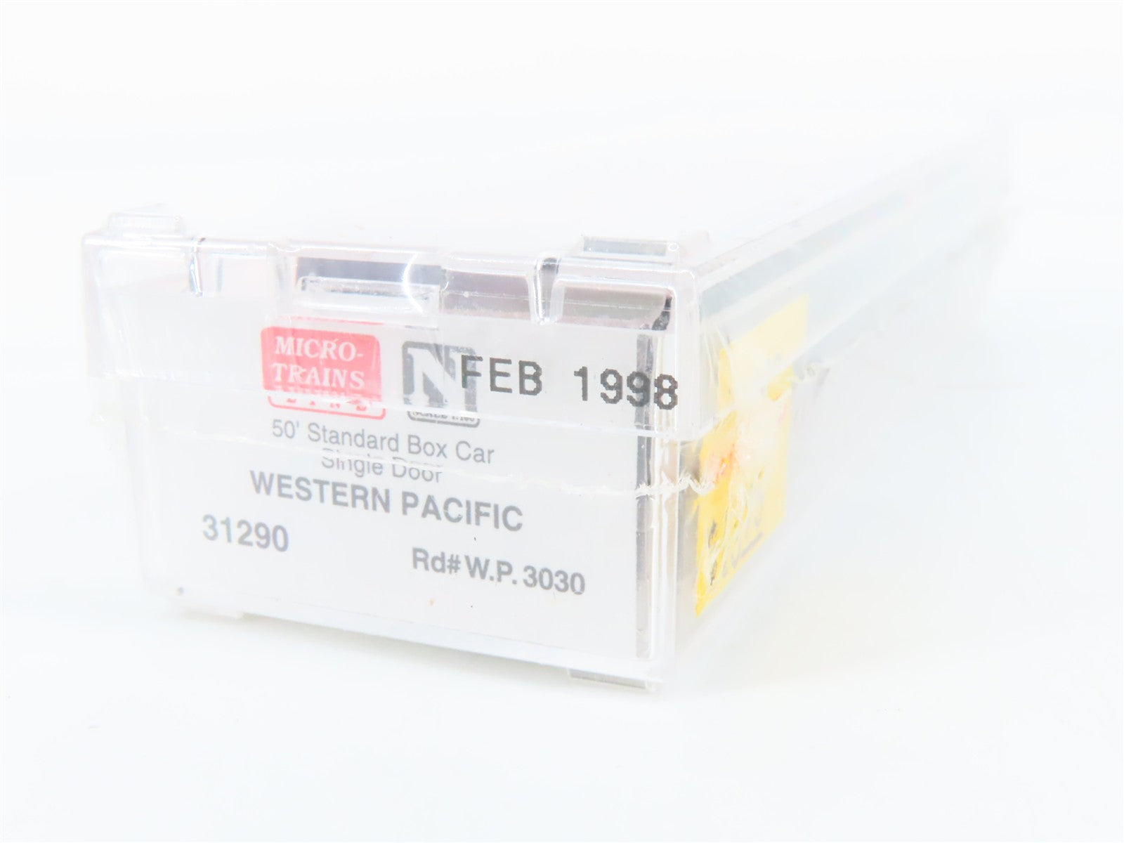 N Scale Micro-Trains MTL 31290 W.P. Western Pacific 50' Box Car 3030