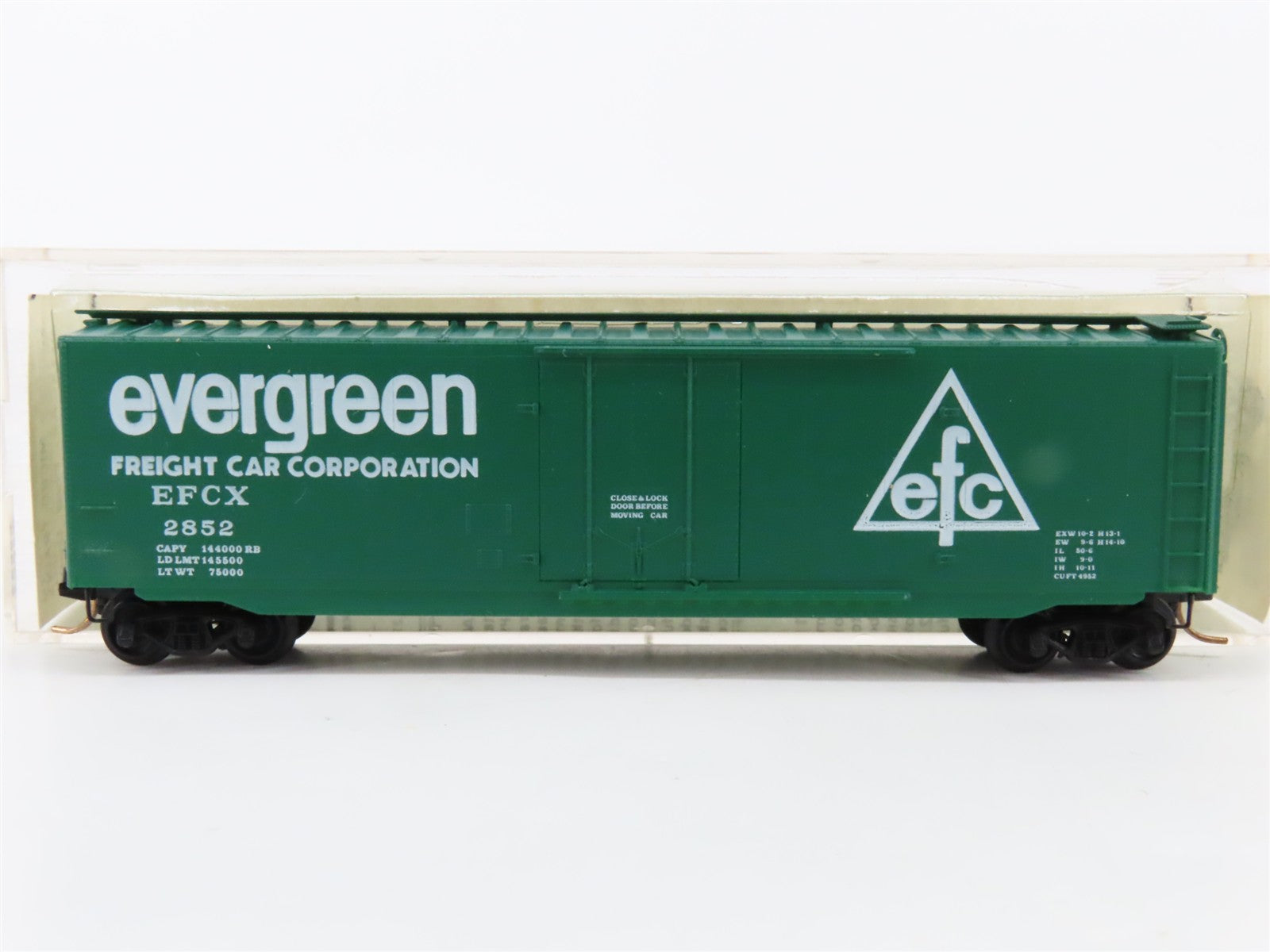 N Scale Micro-Trains MTL 32010 EFCX Evergreen Freight Car Corporation Box Car