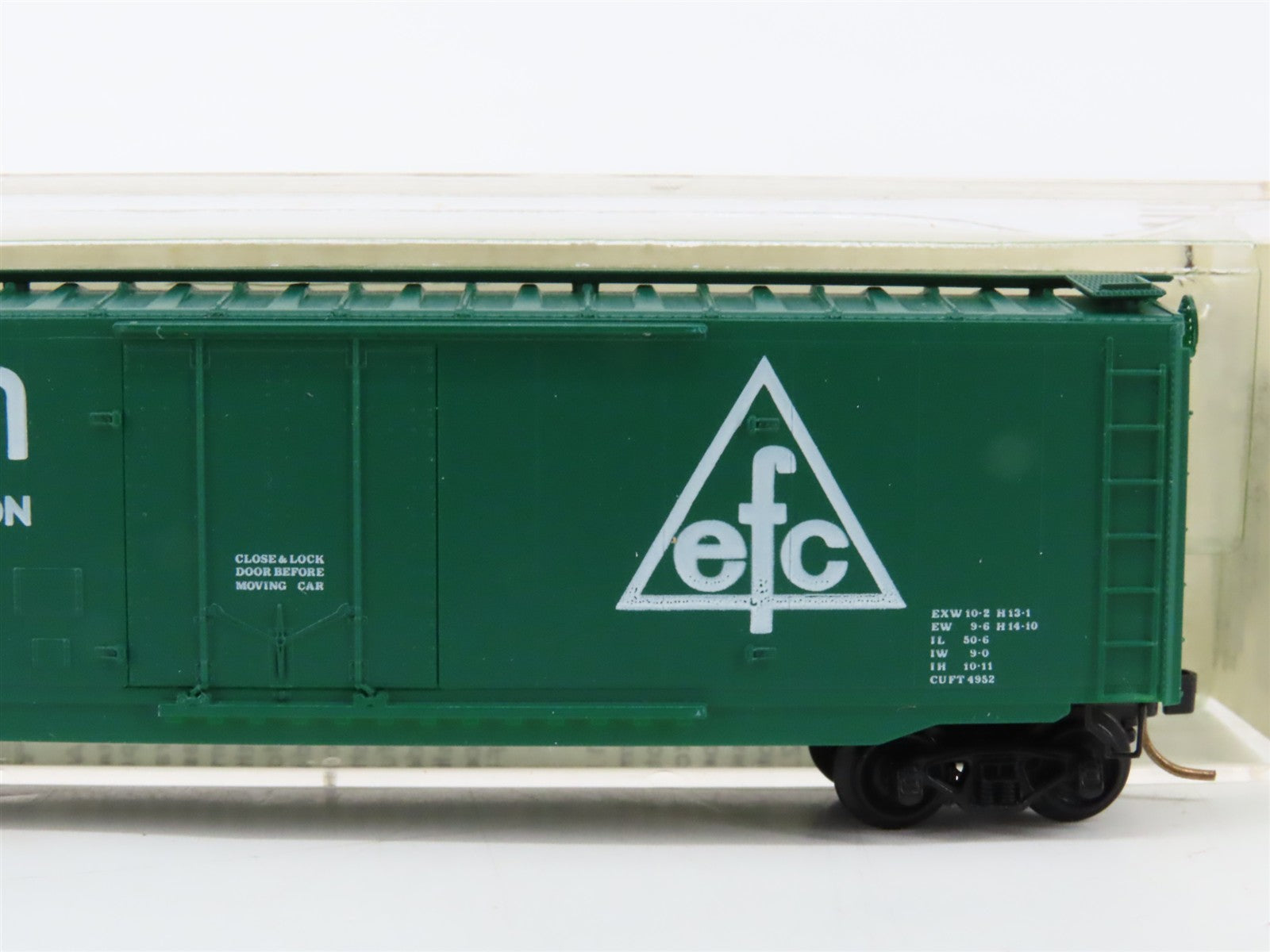 N Scale Micro-Trains MTL 32010 EFCX Evergreen Freight Car Corporation Box Car