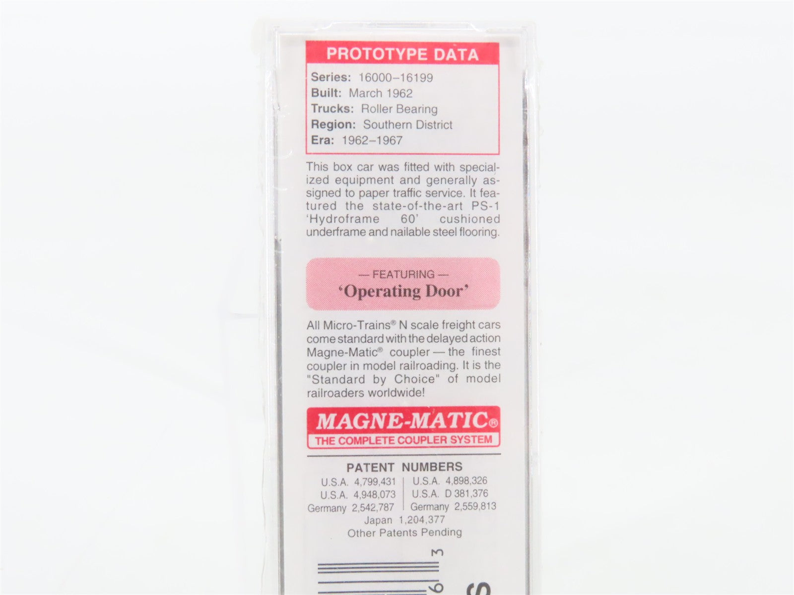 N Scale Micro-Trains MTL 31350 SAL Seaboard Air Line 50' Box Car 16028