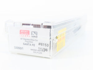 N Scale Micro-Trains MTL 32050/1 SFRB Santa Fe 50' Box Car 6153